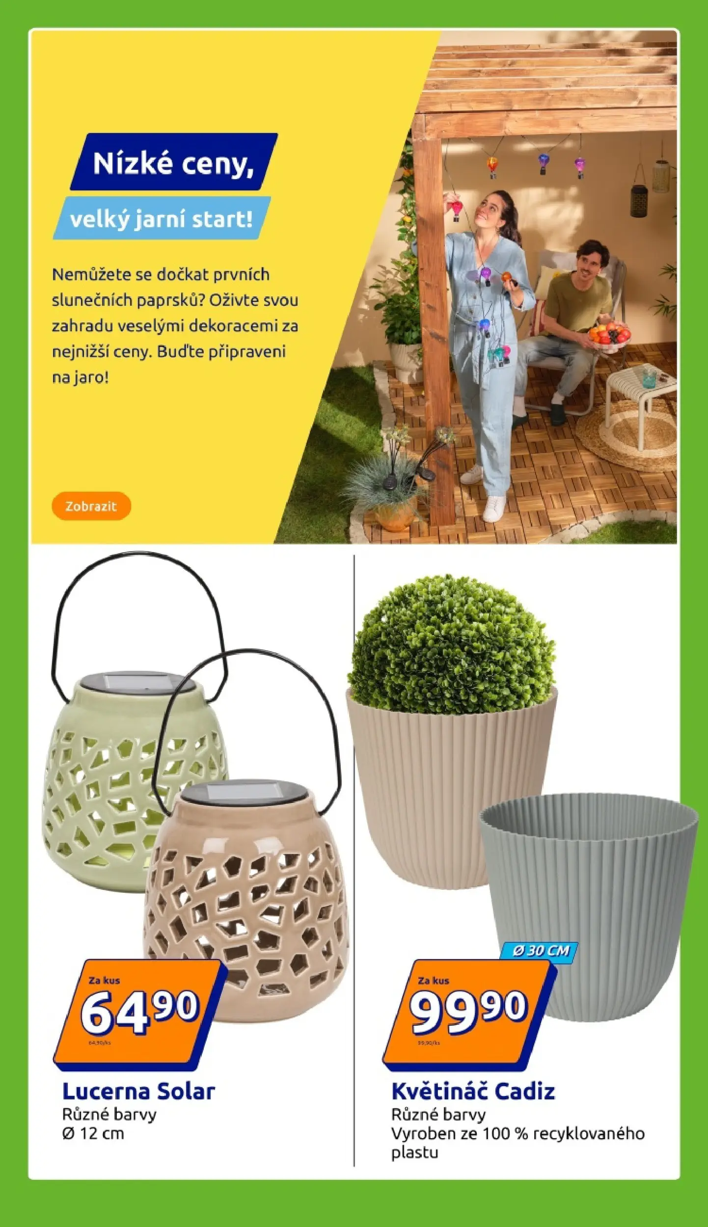 Action leták od 22.04.2026 - Akční leták online | Strana: 17 | Produkty: Lucerna, Květináč, Barvy