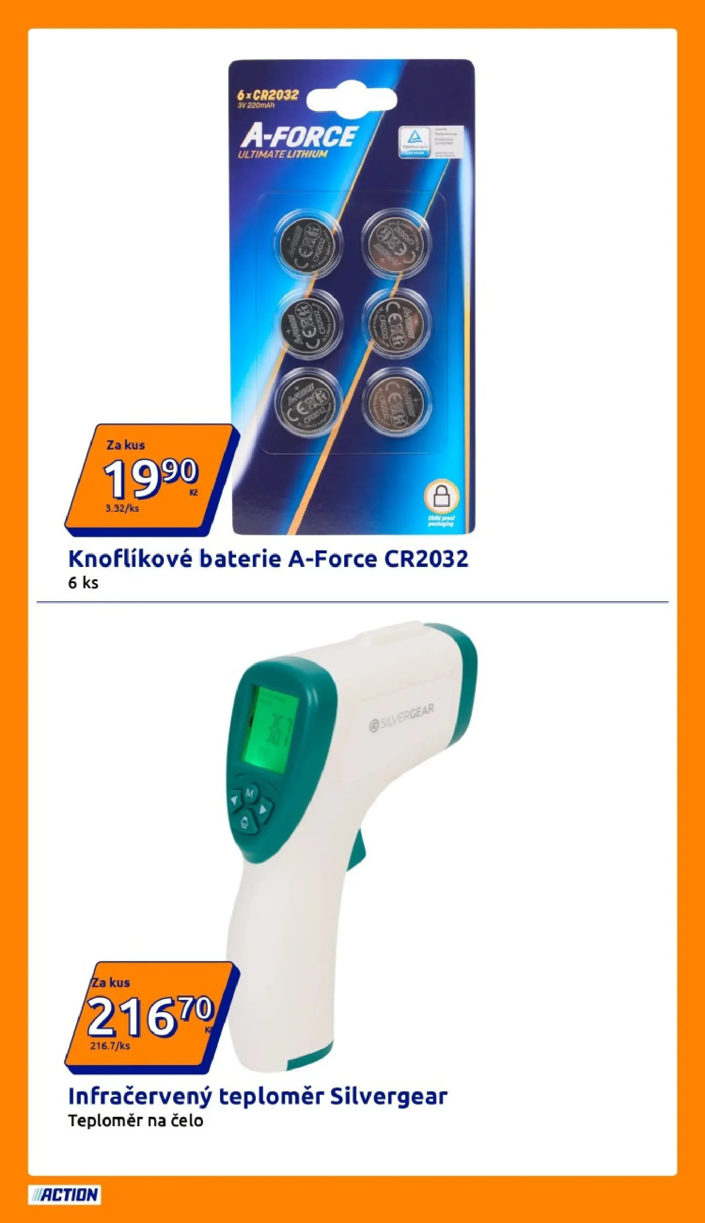 Action leták od 22.04.2026 - Akční leták online | Strana: 26 | Produkty: Teploměr, Infračervený teploměr, Baterie