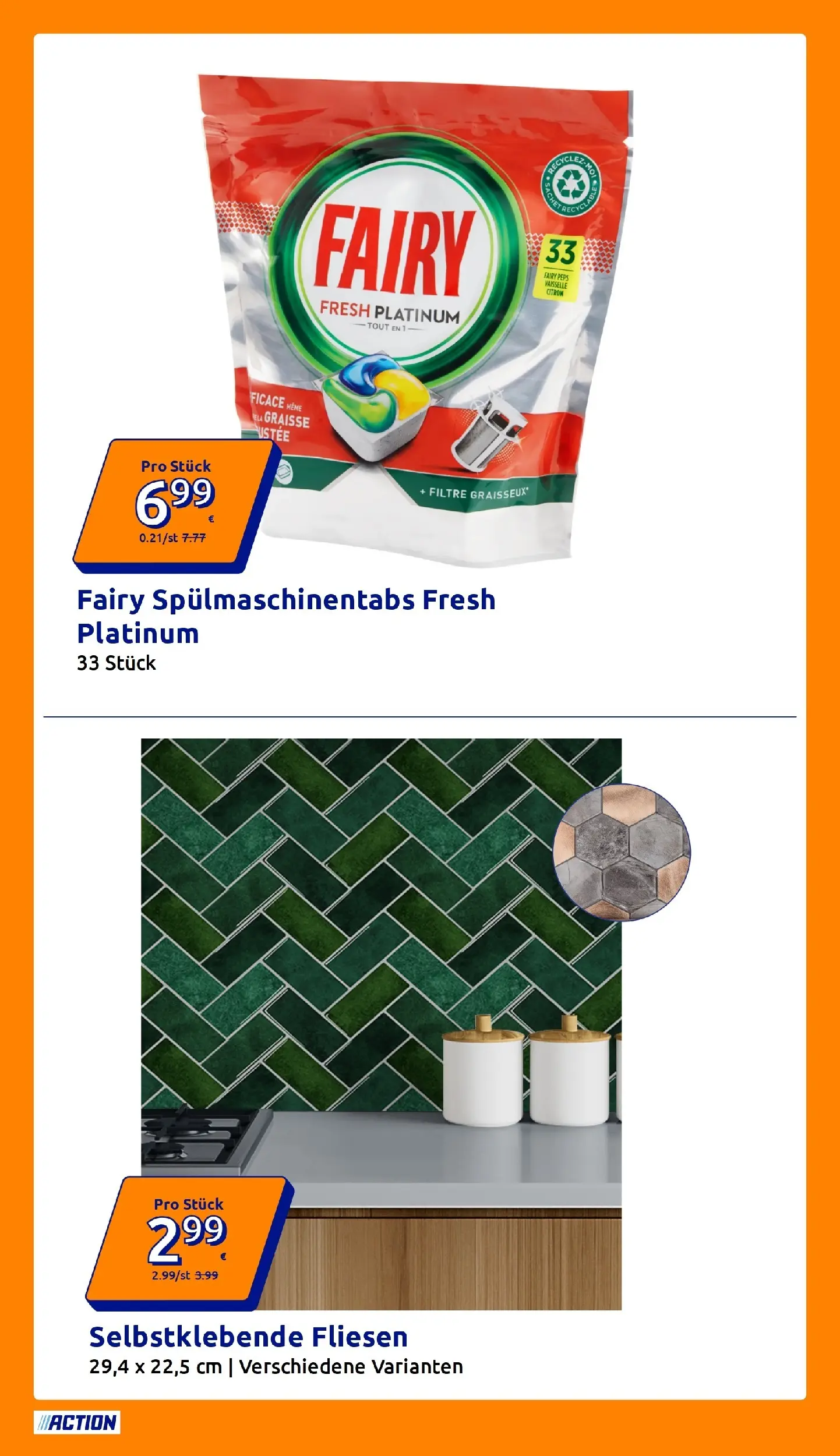 Action Kleine Preise, große Freude von 22.04.2026 - Aktuelle Angebote | Seite: 9 | Produkte: Spülmaschinentabs