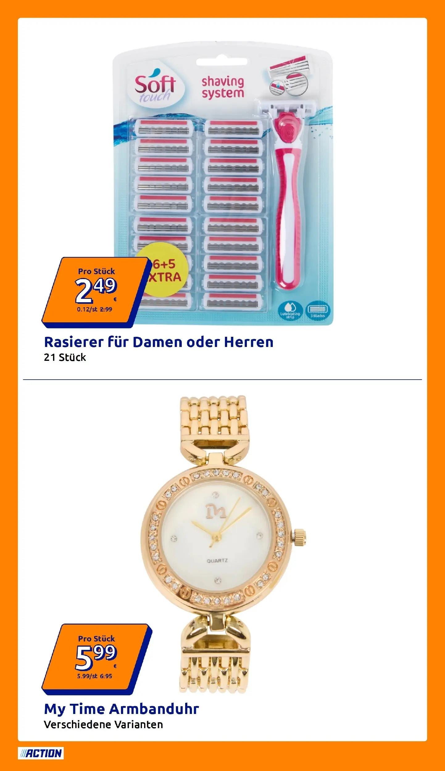 Action Kleine Preise, große Freude von 22.04.2026 - Aktuelle Angebote | Seite: 18 | Produkte: Rasierer