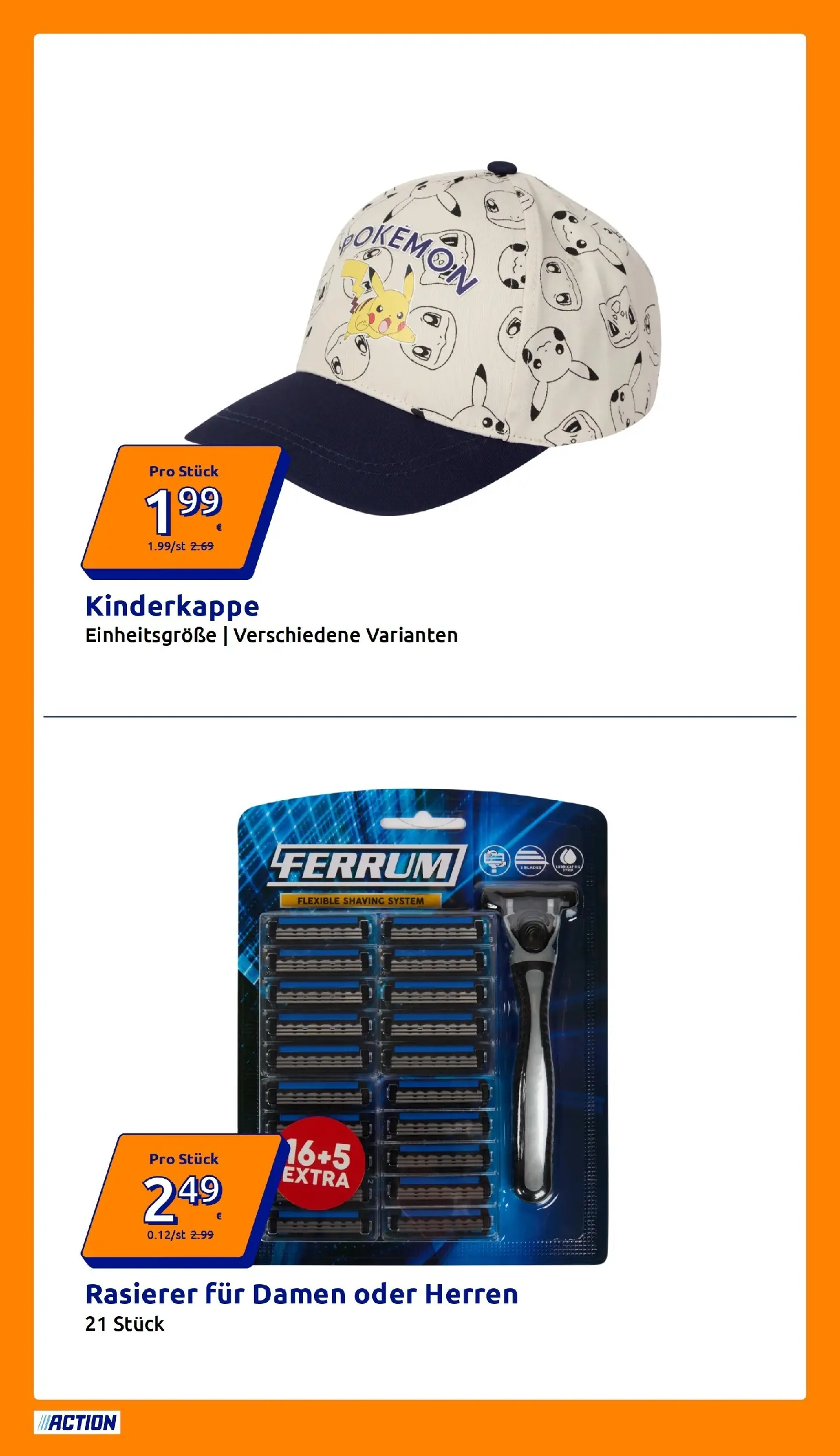 Action Kleine Preise, große Freude von 22.04.2026 - Aktuelle Angebote | Seite: 20 | Produkte: Rasierer