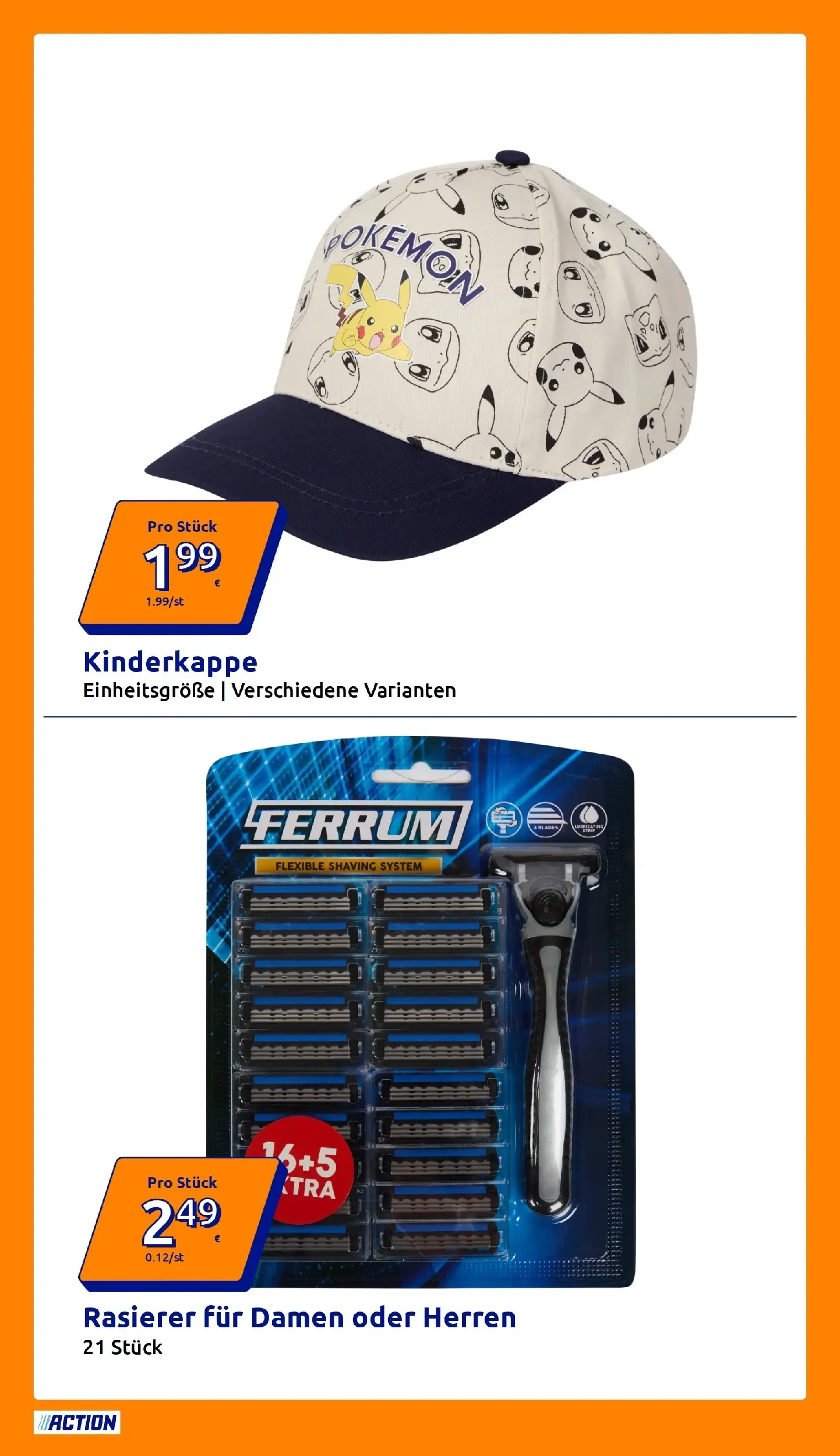 Action - Action: Kleine Preise, große Freude ab 21.04.2026 → Angebote nächste Woche | Seite: 18 | Produkte: Rasierer