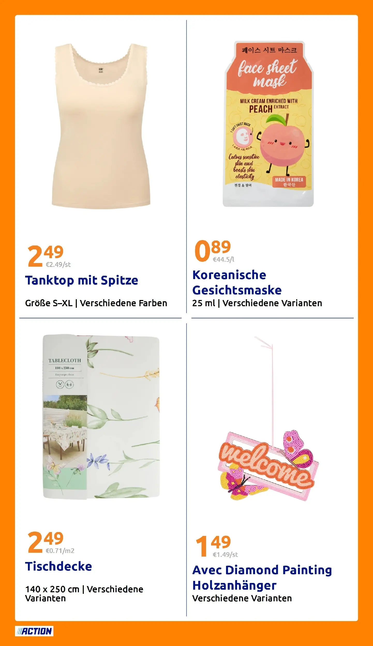 Action - Action: Kleine Preise, große Freude ab 21.04.2026 → Angebote nächste Woche | Seite: 32 | Produkte: Tanktop, Gesichtsmaske