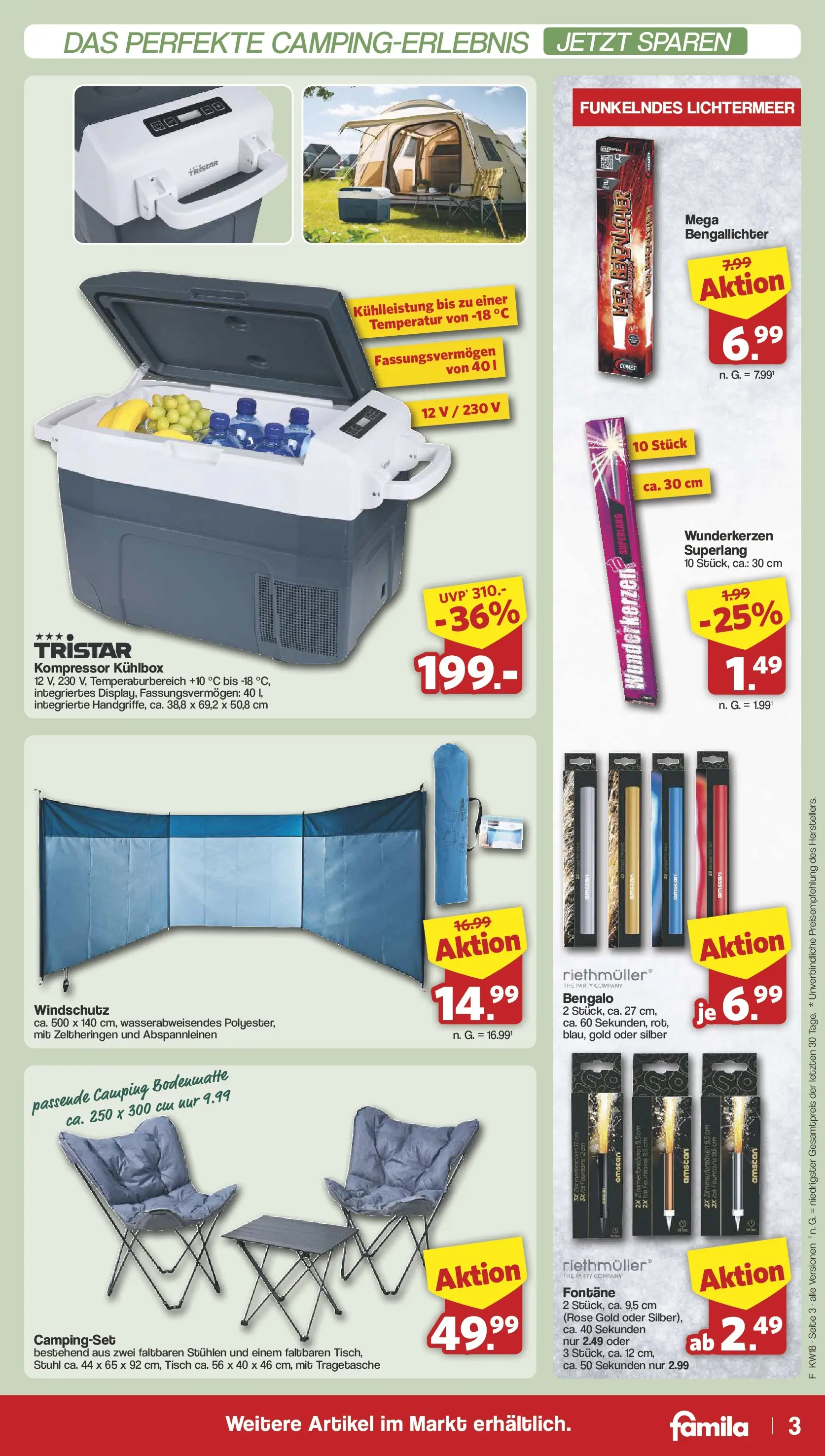 Famila Nordwest Einleger (ab 27.04.2026) zum Blättern | Seite: 3 | Produkte: Tisch, Stuhl