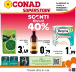 Conad Adriatico Soc.Coop. SCONTI FINO AL 40% - al 06.05.2026