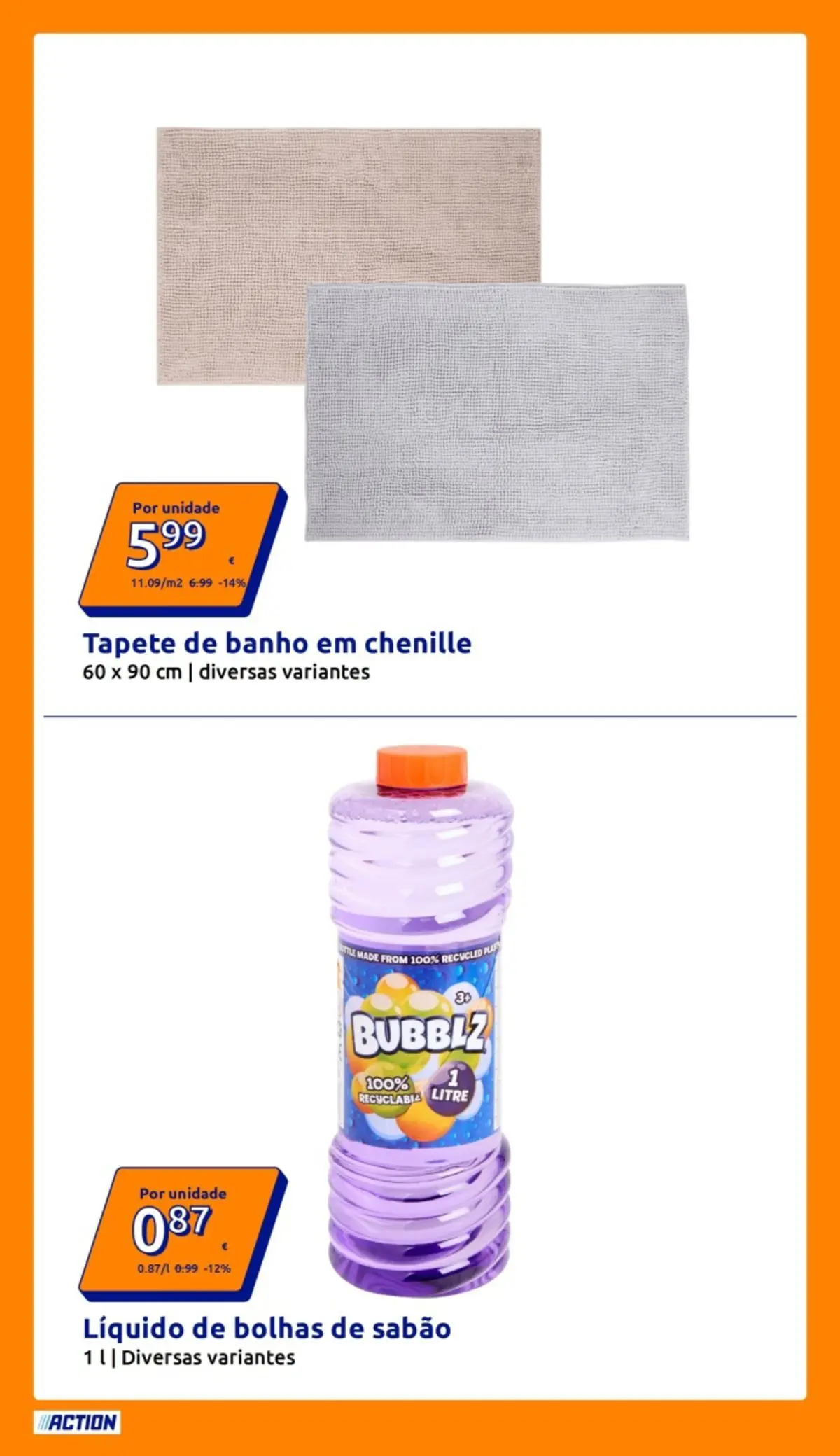 Action folheto » de 22/04/2026 - 28/04/2026 | Página: 2 | Produtos: Sabão, Banho, Tapete