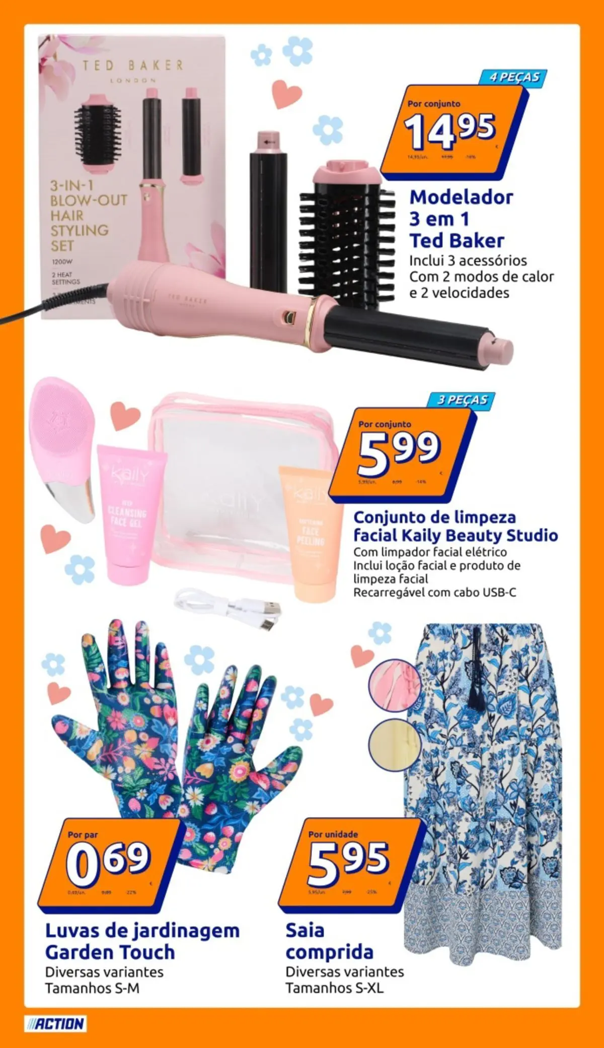 Action folheto » de 22/04/2026 - 28/04/2026 | Página: 5 | Produtos: Luvas, Cabo, Saia