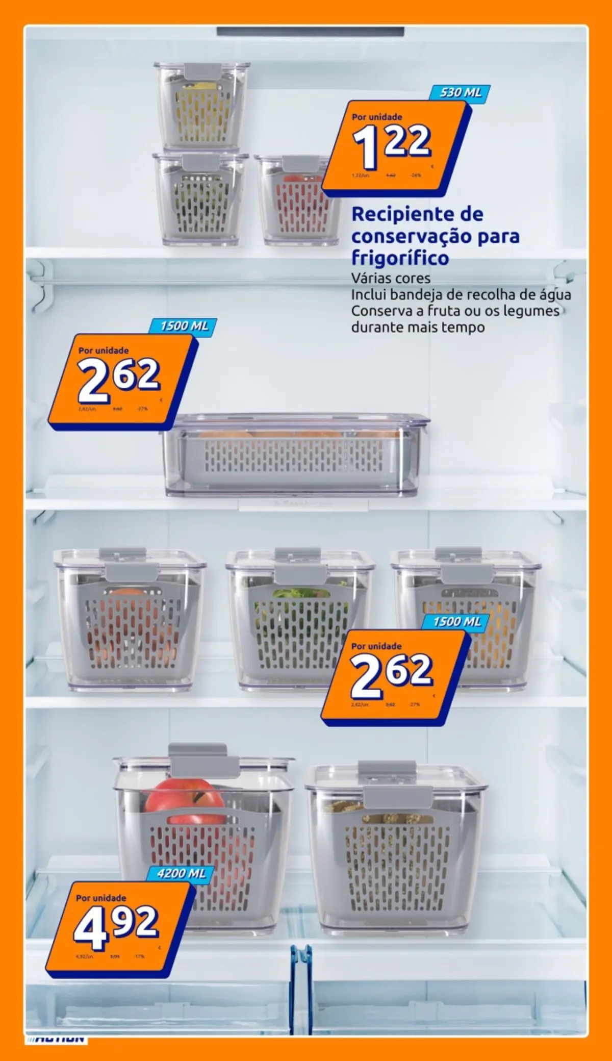 Action folheto » de 22/04/2026 - 28/04/2026 | Página: 13 | Produtos: Agua, Frigorífico, Bandeja