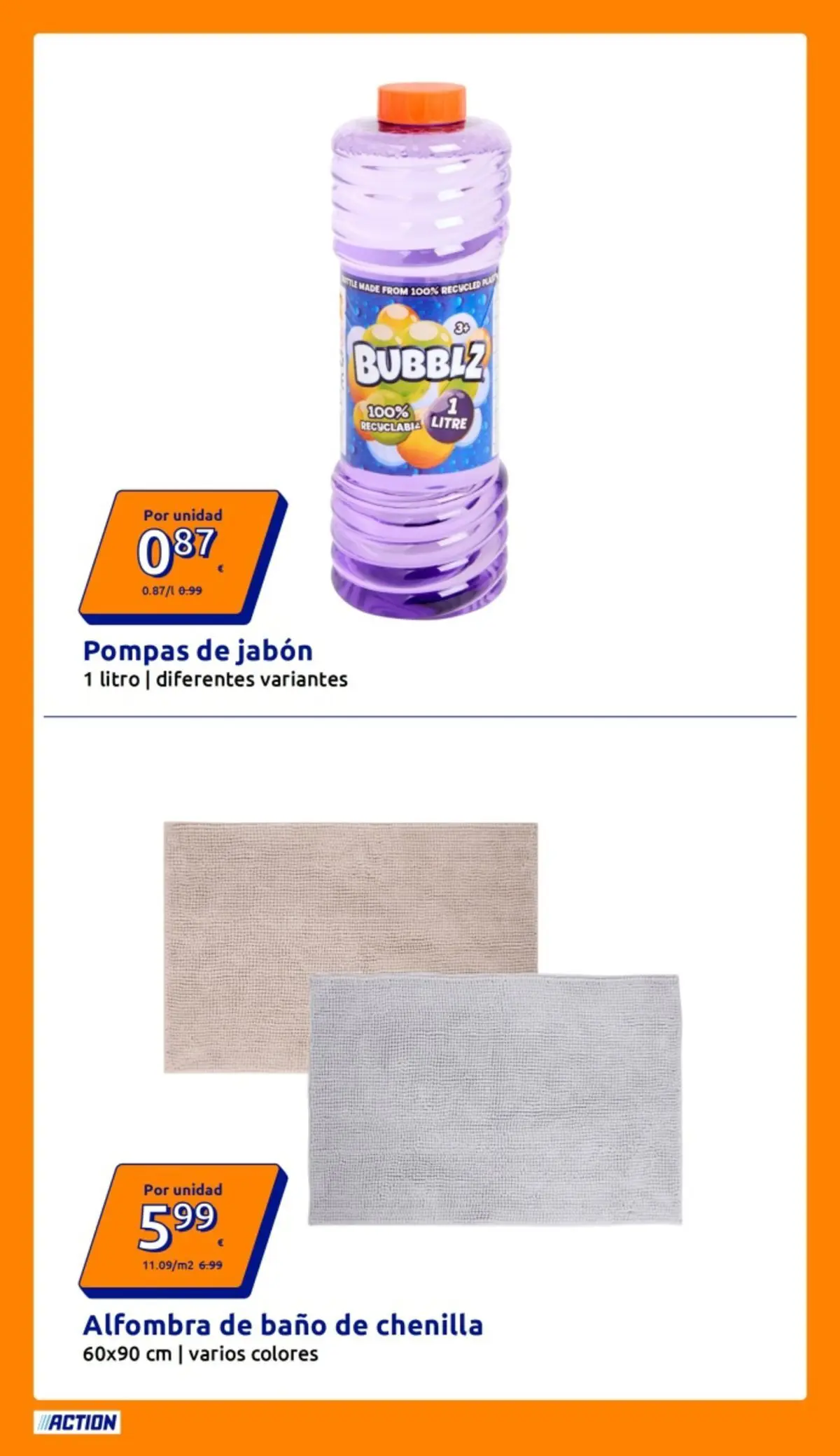 Action folleto 22/04/2026 - 28/04/2026 | Página: 2 | Productos: Jabón, Baño, Alfombra