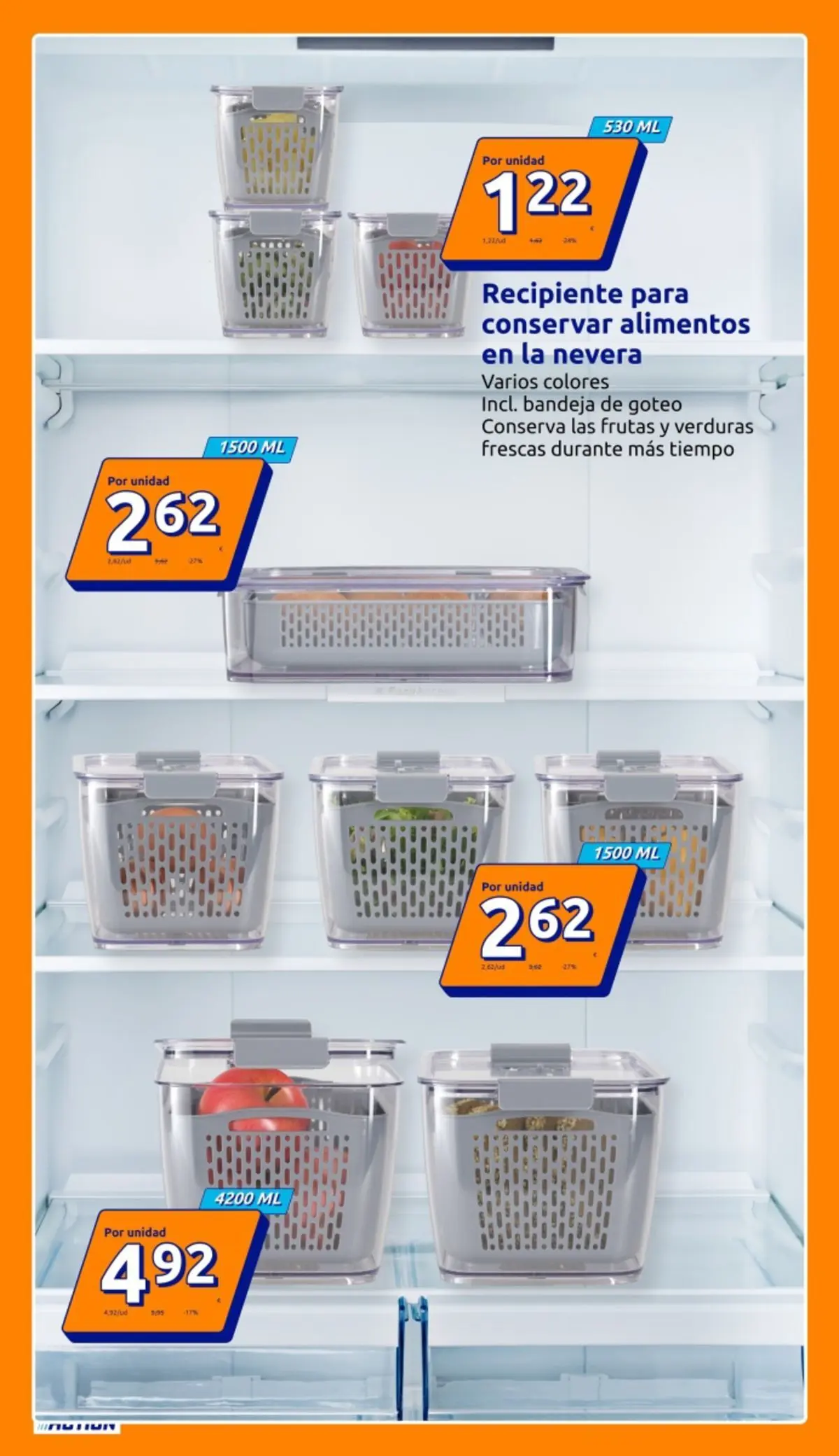 Action folleto 22/04/2026 - 28/04/2026 | Página: 17 | Productos: Nevera, Bandeja, Κούβα