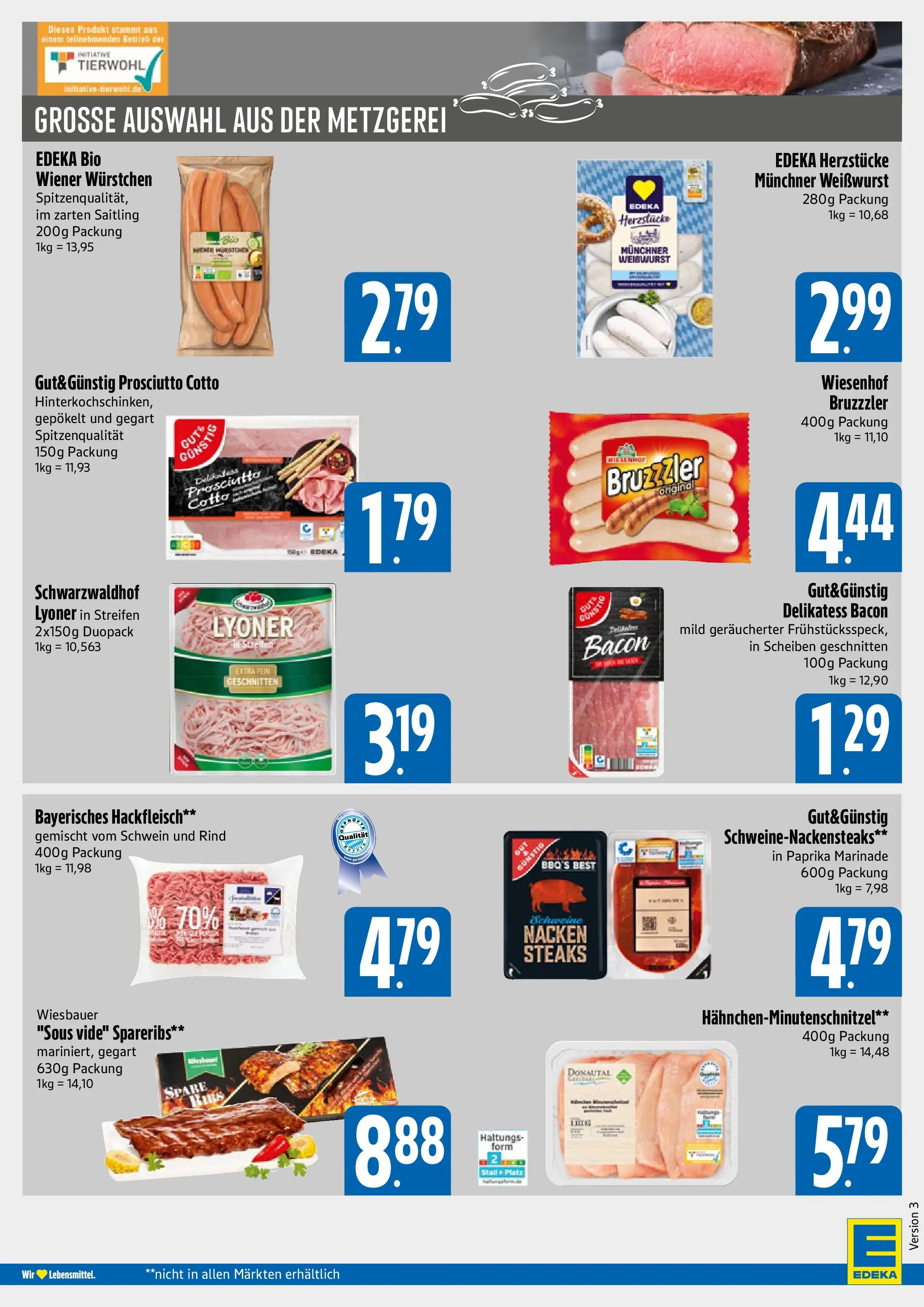 Angebote - E xpress: Wochenangebote (ab 26.04.2026) zum Blättern | Seite: 4 | Produkte: Wiener wurstchen, Weißwurst, Paprika, Hackfleisch