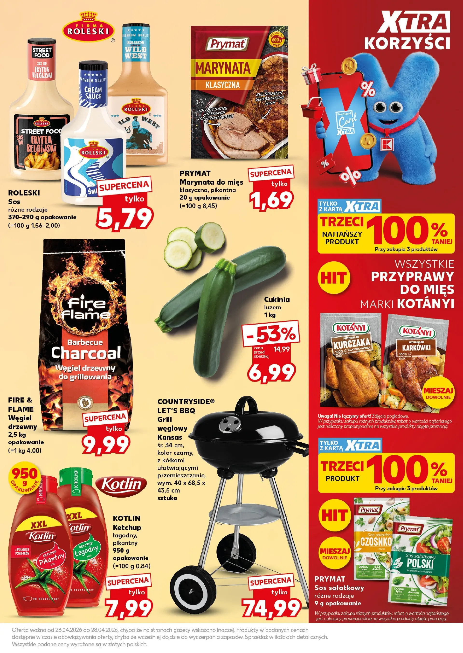 Kaufland gazetka - Super Weekend od 25.04.2026 - od jutra PDF | Strona: 19 | Produkty: Karta, Ketchup, Cukinia, Przyprawy