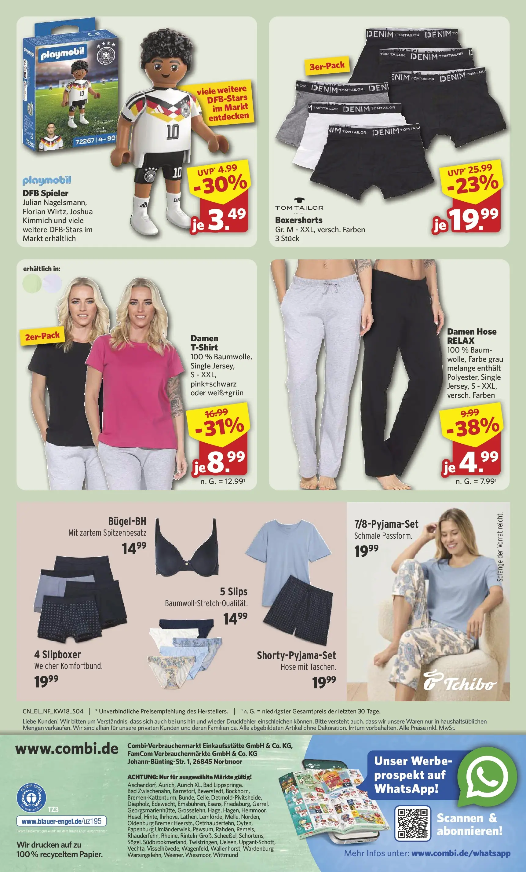Combi Prospekt Twistringen (ab 27.04.2026) zum Blättern | Seite: 4 | Produkte: Bad, Hose