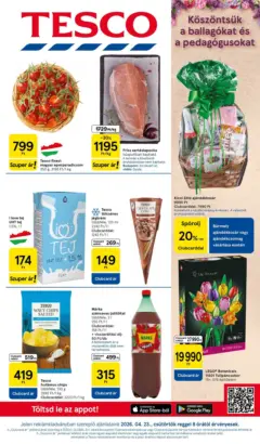 Tesco akciós újság - amely érvényes a következő dátumtól: 23.04.2026