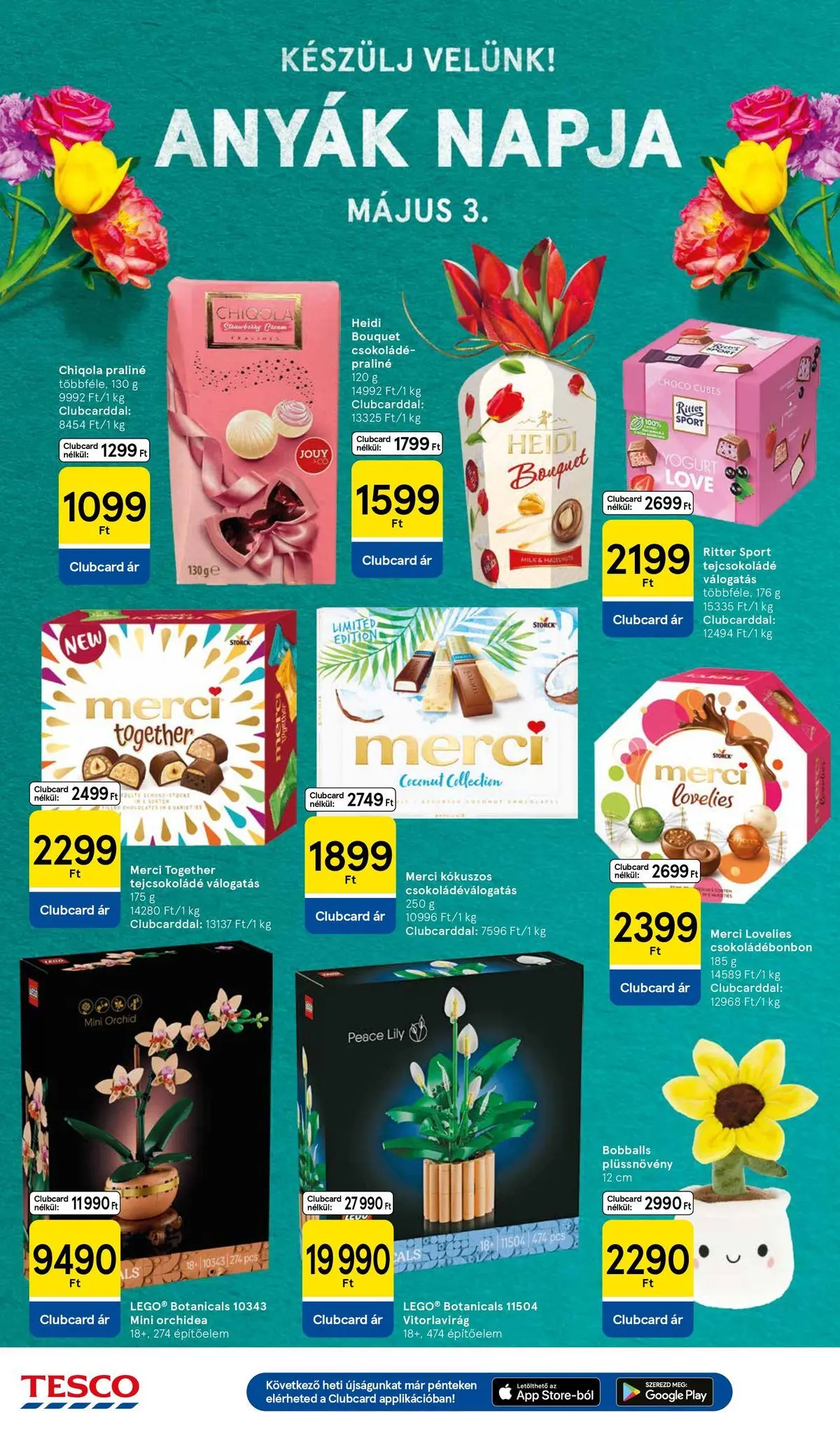 Tesco - Tesco újság érvényessége 2026.04.29-ig - 2026.04.22.-tól - online | Oldal: 16 | Termékek: Orchidea, Praliné, Tejcsokoládé, Csokoládé