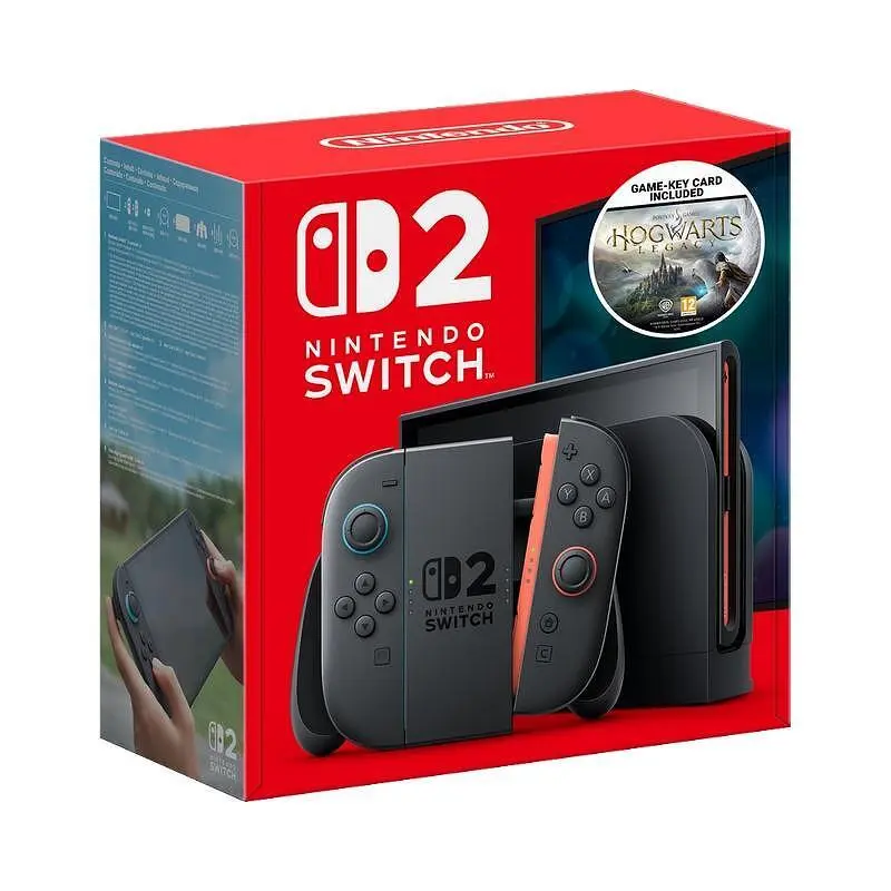 Конзола Nintendo Switch 2 Black + Hogwarts Legacy