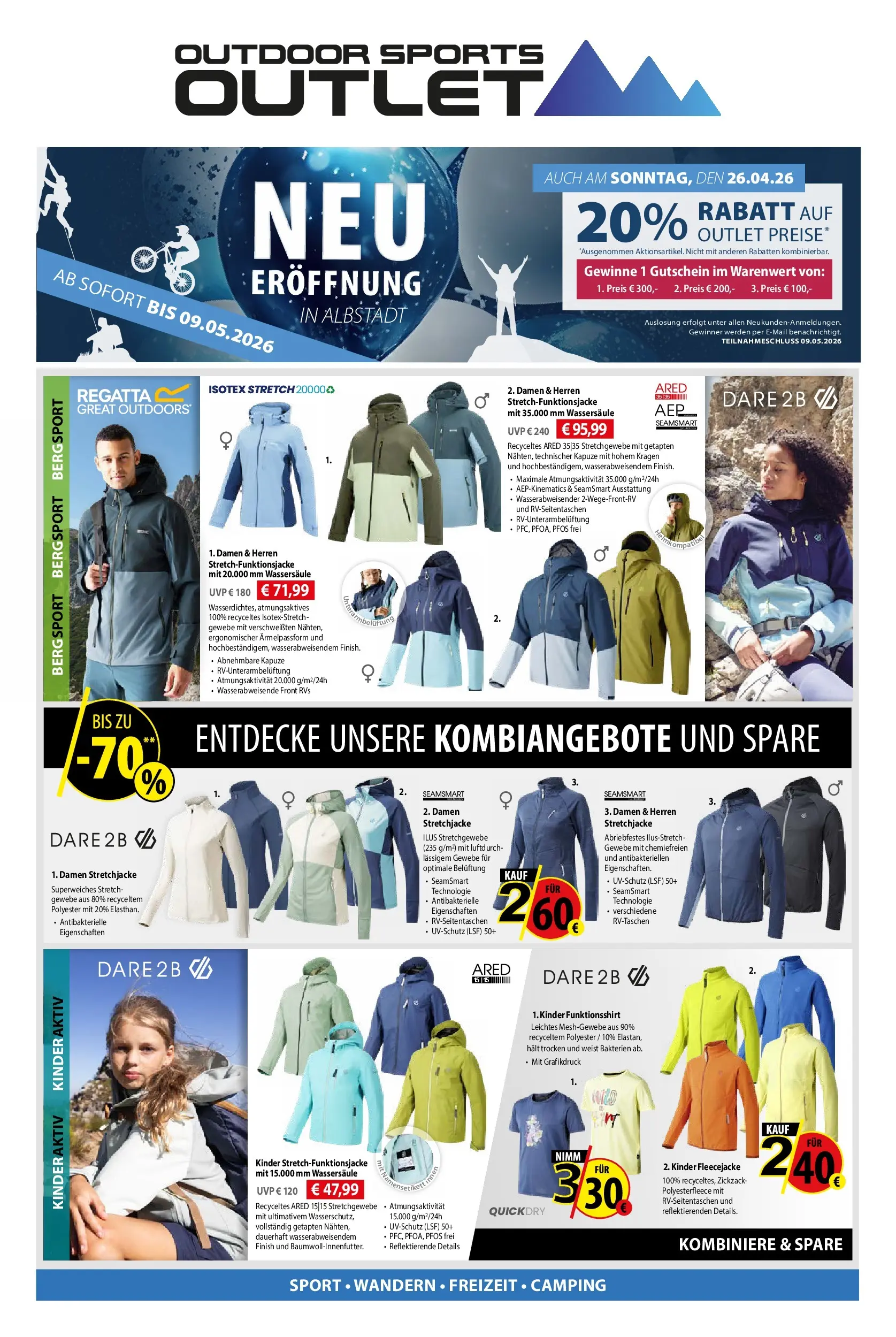 Angebote - Mountain Sports Outlet NEÖ Alpstadt (ab 23.04.2026) zum Blättern | Seite: 1 | Produkte: Finish