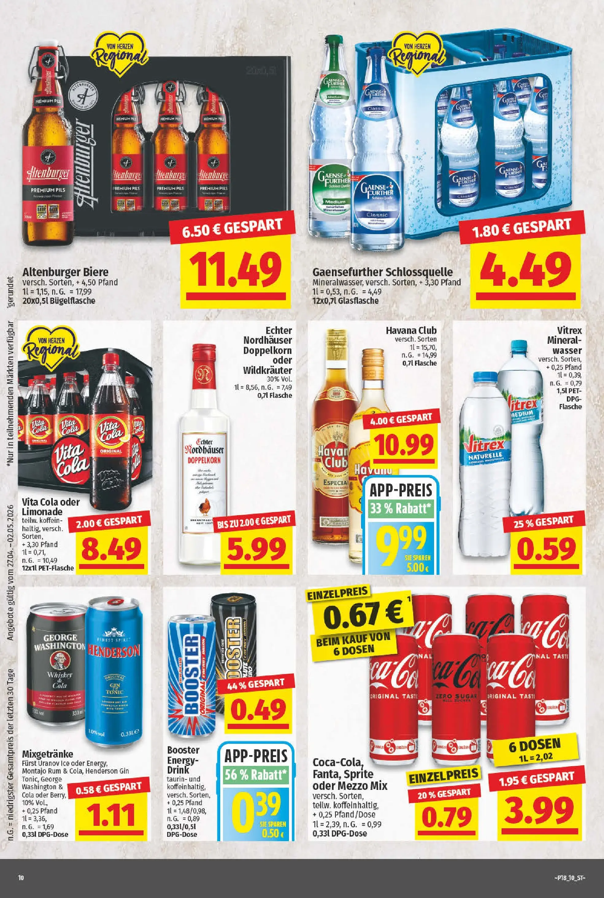 Angebote - Wochenangebote (ab 03.05.2026) zum Blättern | Seite: 10