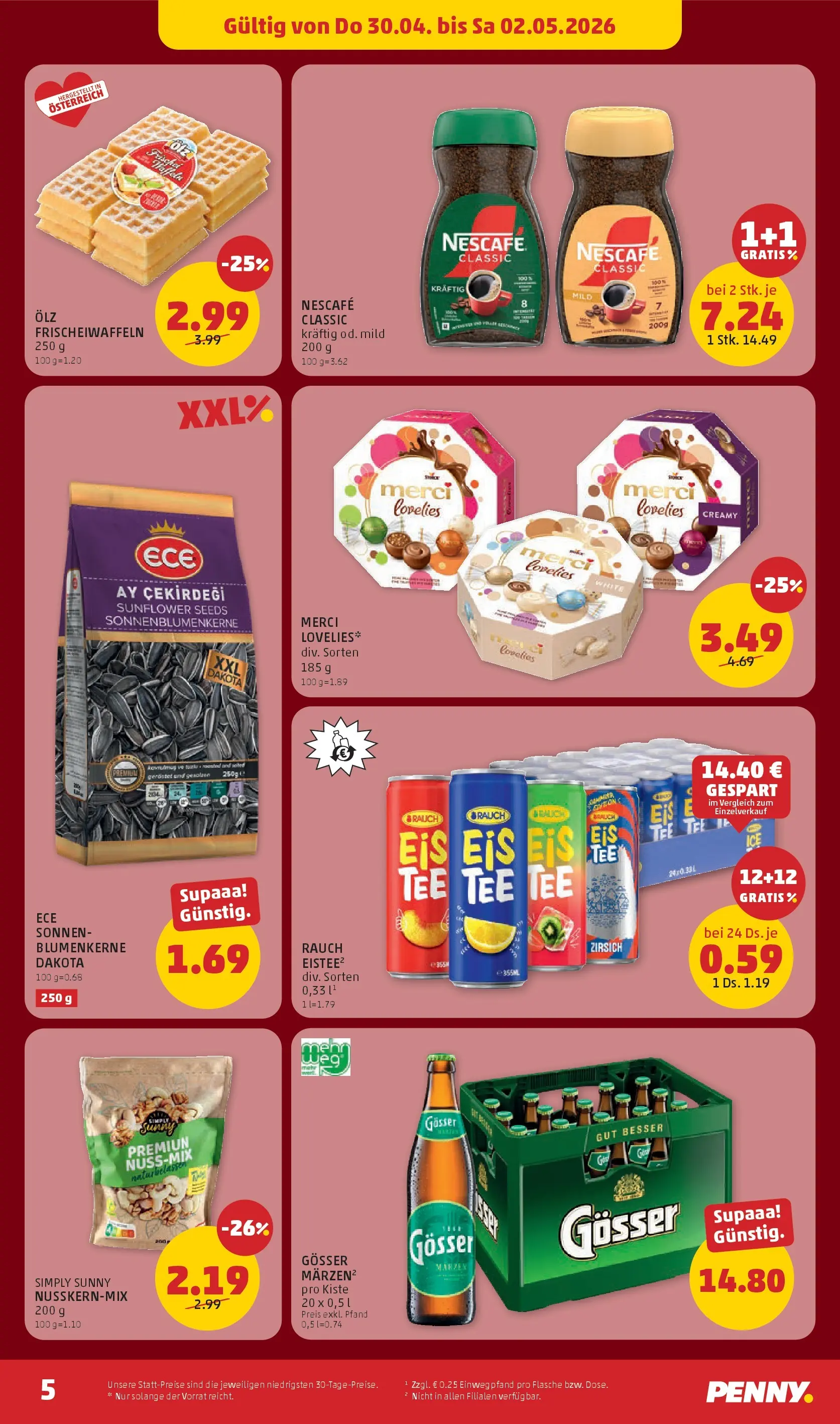 Penny Markt Die ganze Woche sparen ab (30.04.2026) - Angebote, Prospekt | Seite: 5