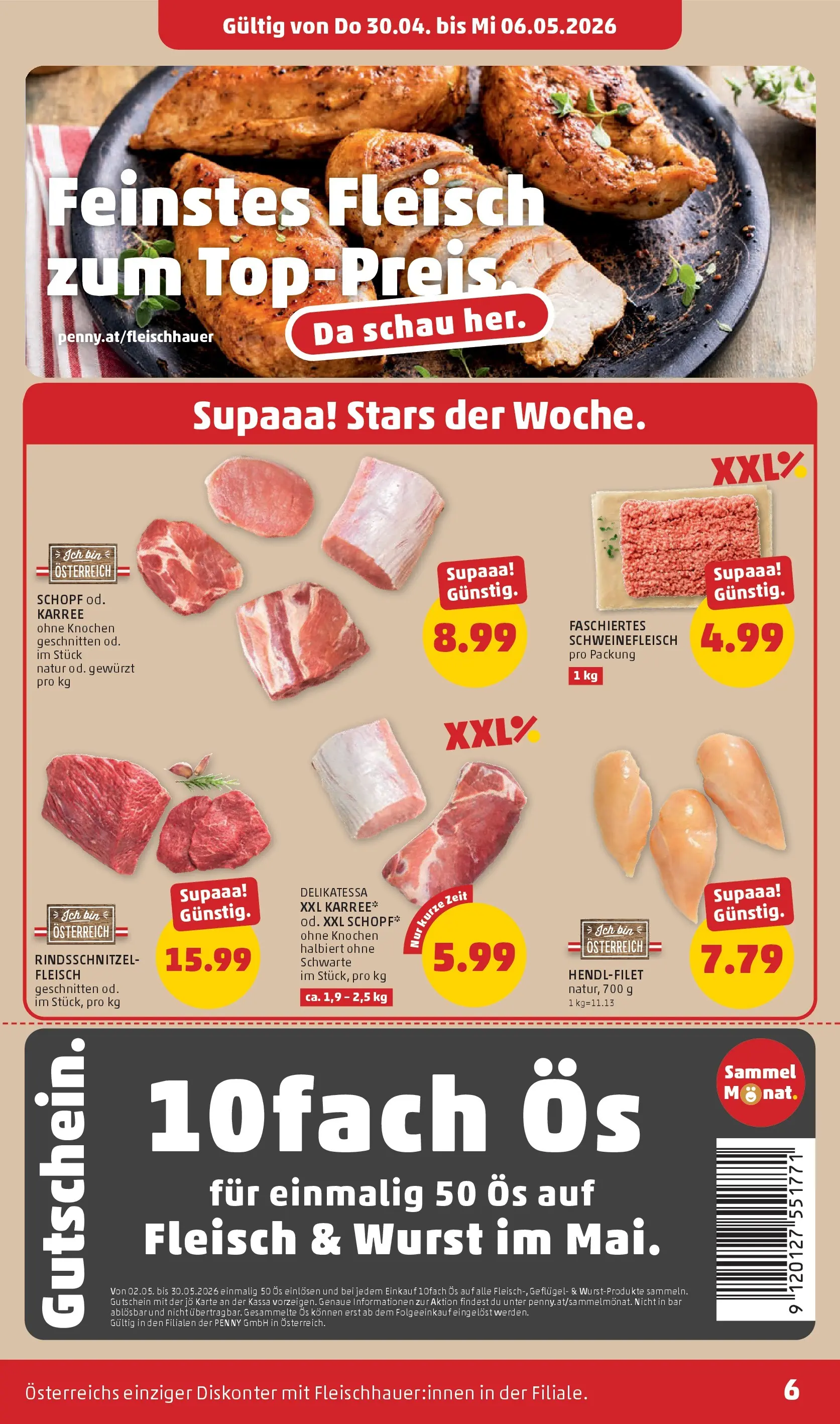 Penny Markt Die ganze Woche sparen ab (30.04.2026) - Angebote, Prospekt | Seite: 6