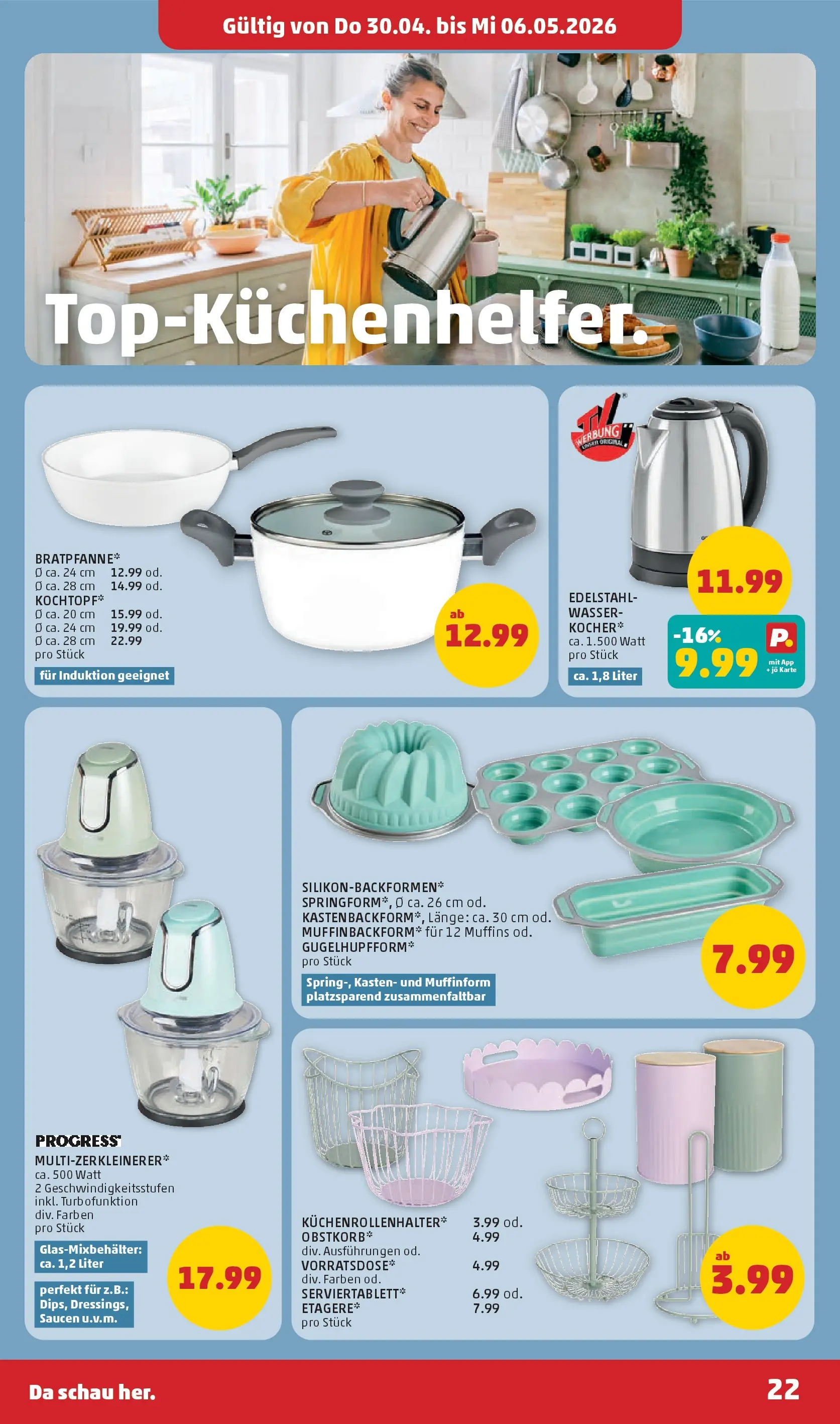 Penny Markt Die ganze Woche sparen ab (30.04.2026) - Angebote, Prospekt | Seite: 22