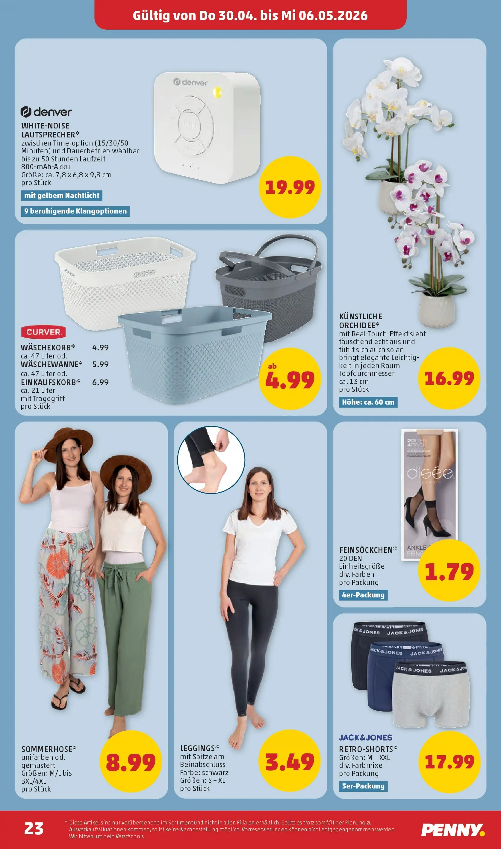 Penny Markt Die ganze Woche sparen ab (30.04.2026) - Angebote, Prospekt | Seite: 23