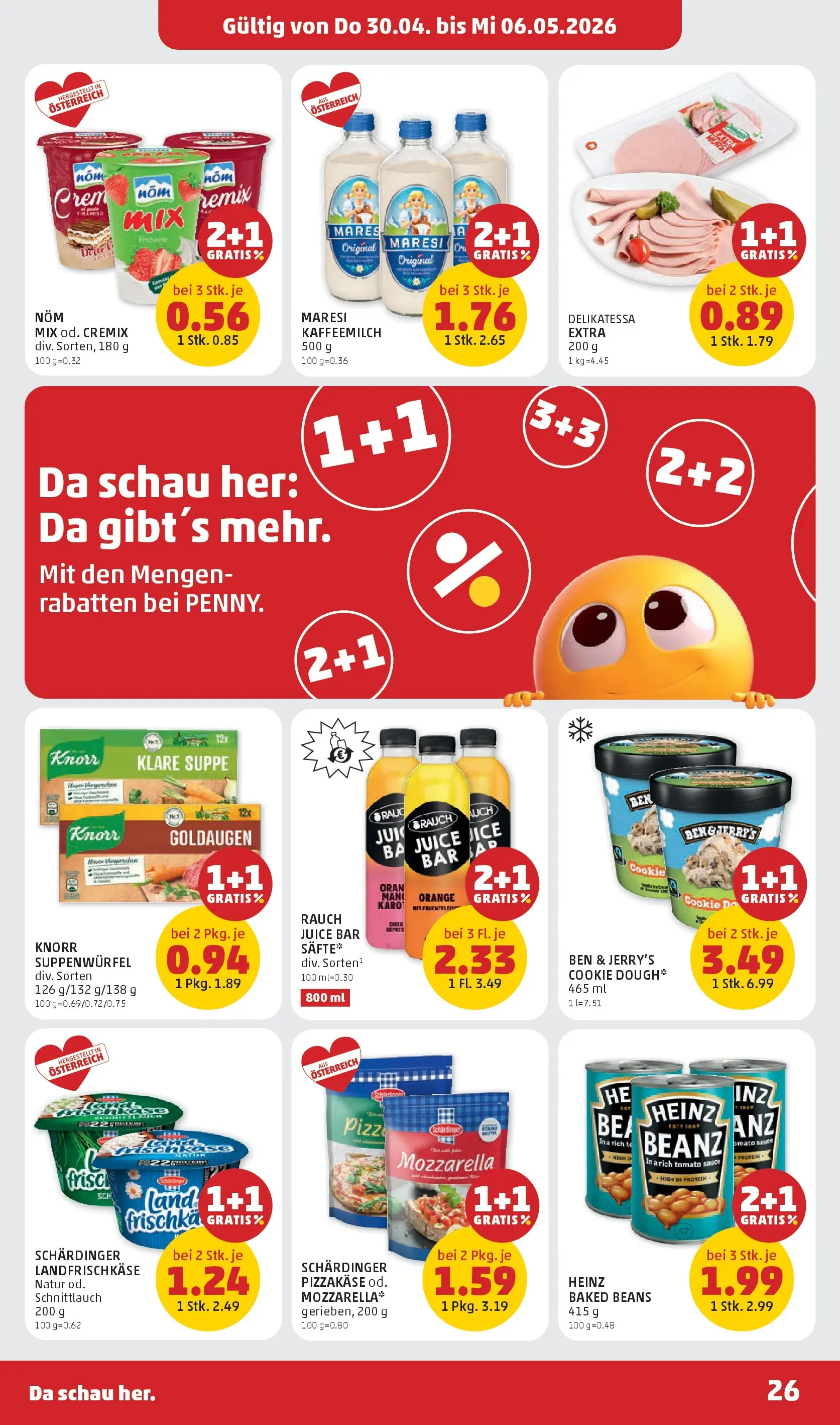 Penny Markt Die ganze Woche sparen ab (30.04.2026) - Angebote, Prospekt | Seite: 26