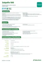 Zolpan Zolpafix 100 fiche technique - au 22.05.2026