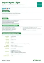 Zolpan Styzol Hydro L25C325A9ger fiche technique - au 22.05.2026