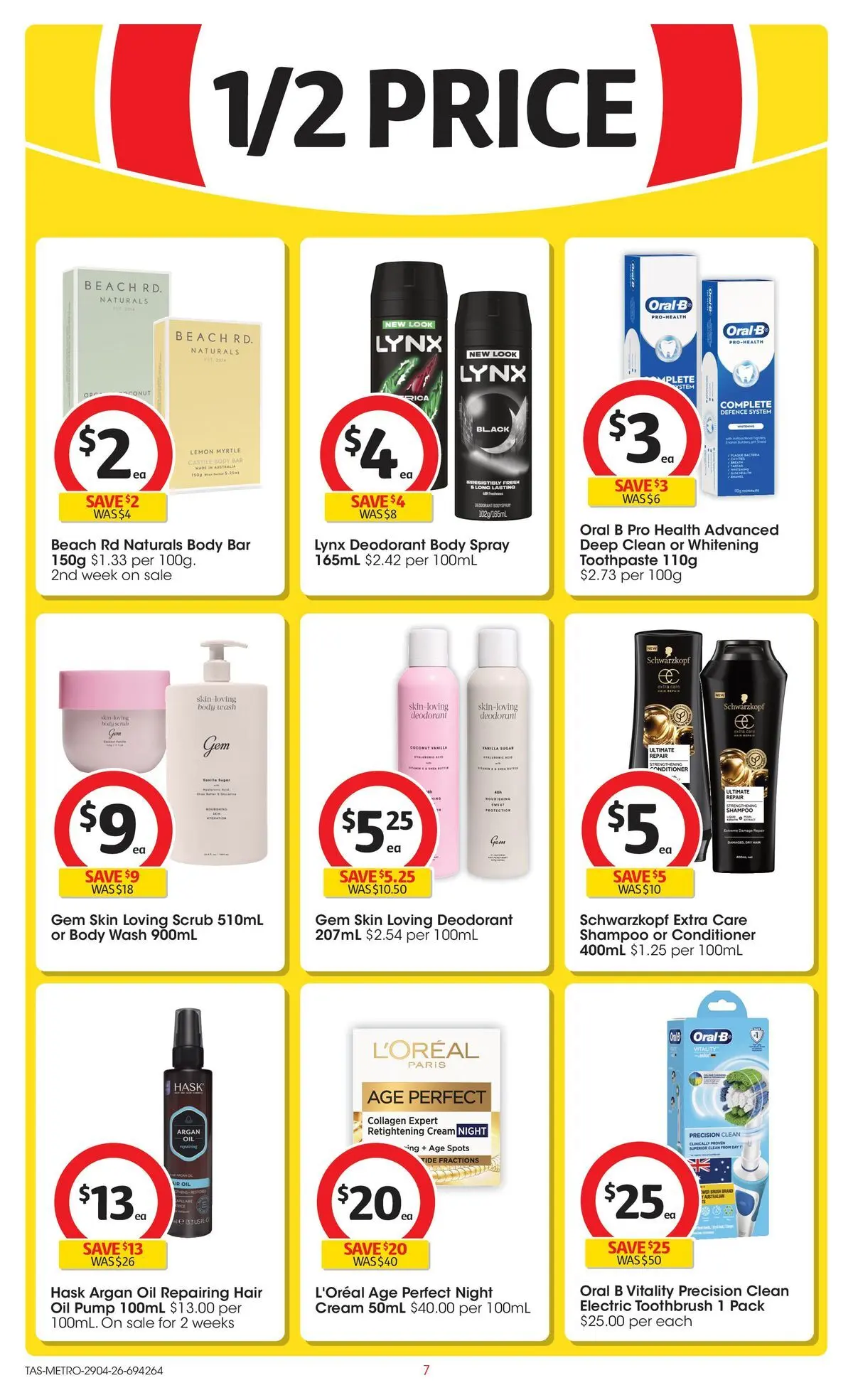 ﻿Coles catalogue valid from 28/04/2026 > Online Australia | Page: 7 | Products: Oil, Toothpaste, Toothbrush, Collagen