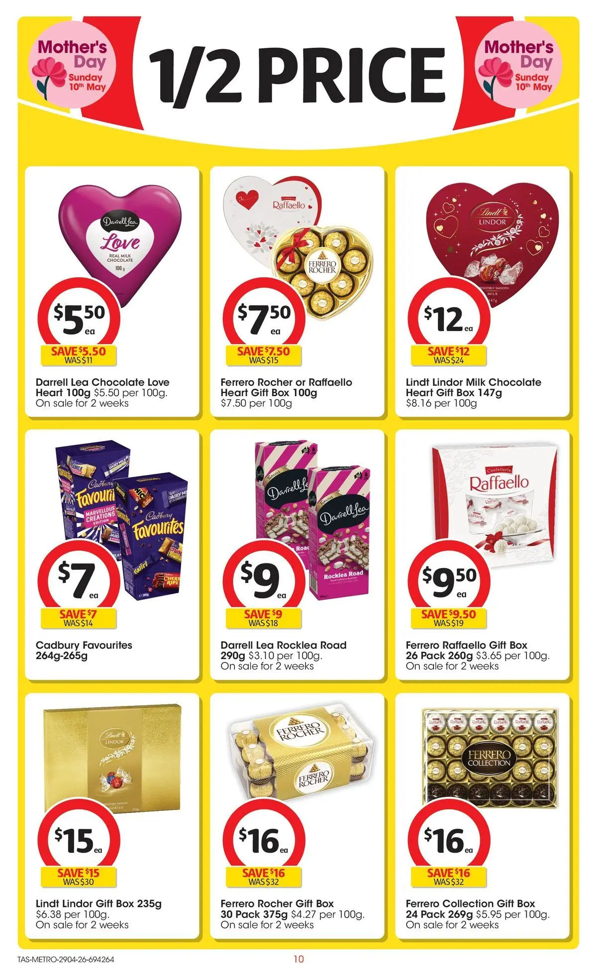 ﻿Coles catalogue valid from 28/04/2026 > Online Australia | Page: 10 | Products: Box, Milk, Dairy, Chocolate