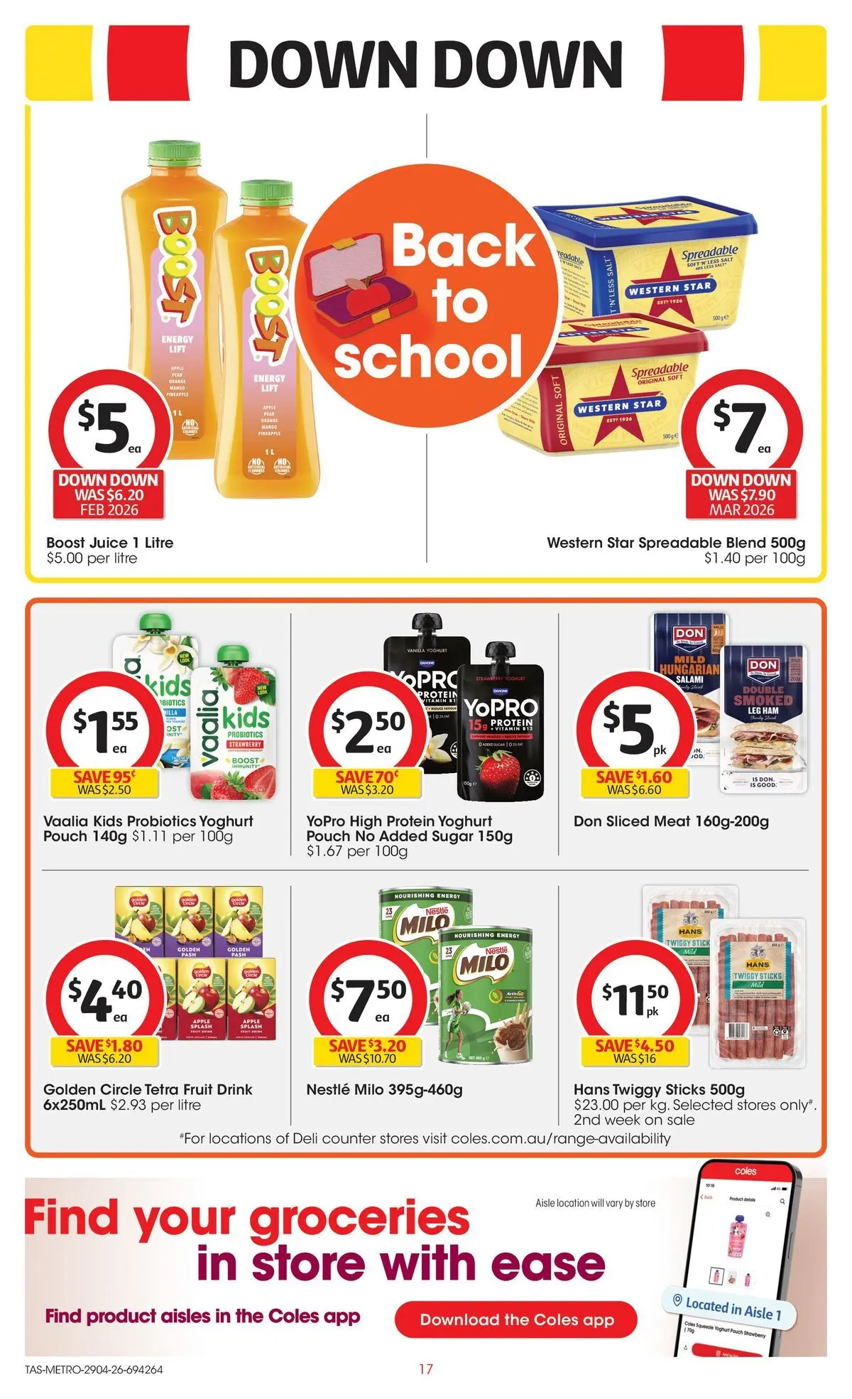 ﻿Coles catalogue valid from 28/04/2026 > Online Australia | Page: 17 | Products: Salami, Juice, Meat, Pineapple