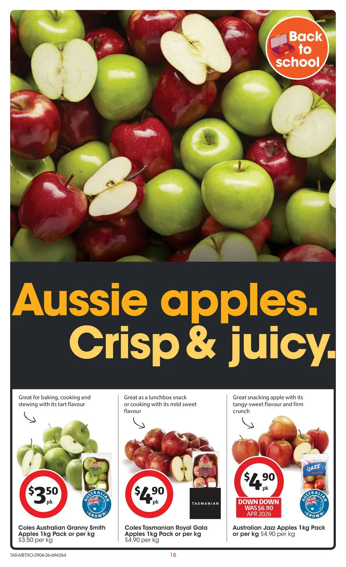 ﻿Coles catalogue valid from 28/04/2026 > Online Australia | Page: 18 | Products: Apples