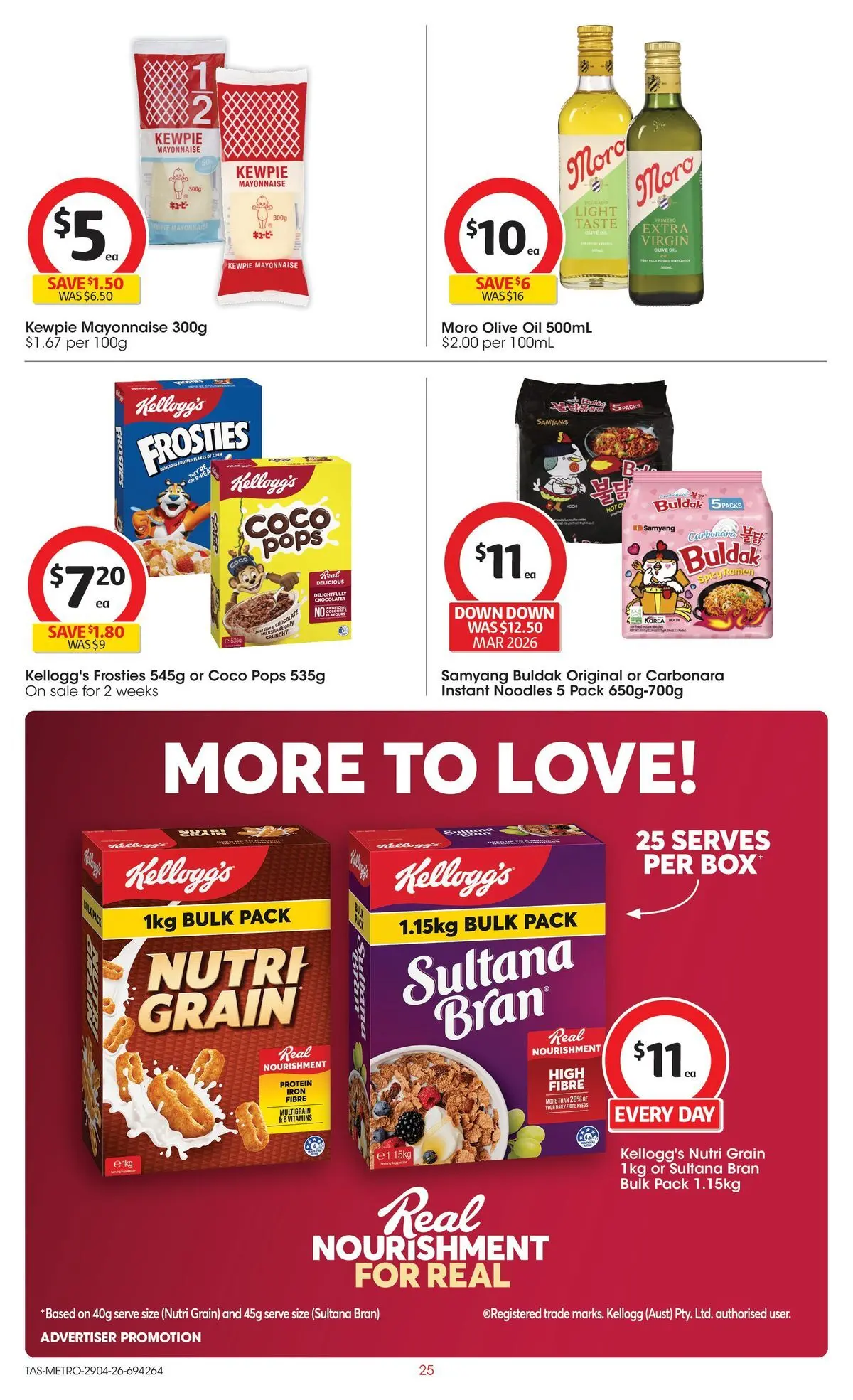 ﻿Coles catalogue valid from 28/04/2026 > Online Australia | Page: 25 | Products: Light, Oil, Olive oil, Mayonnaise