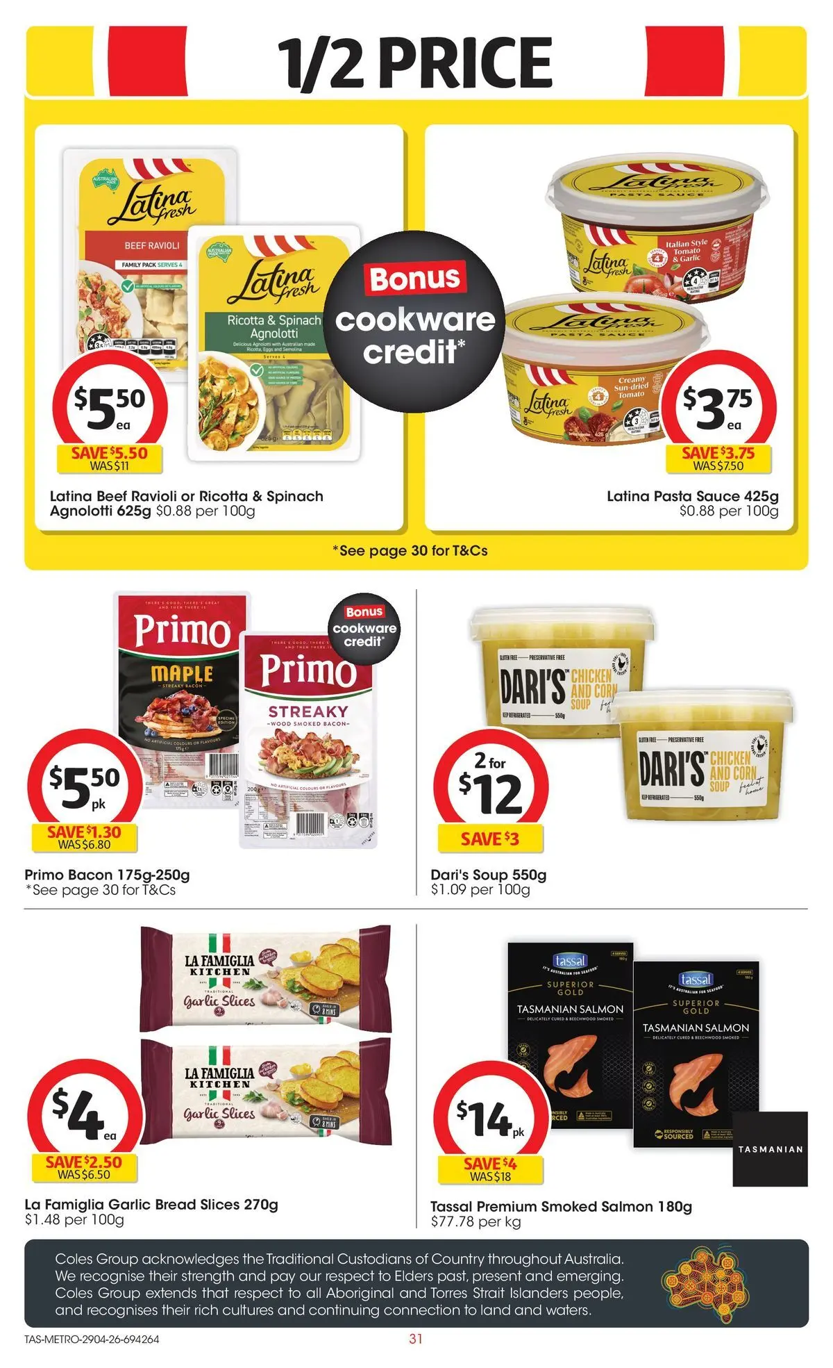 ﻿Coles catalogue valid from 28/04/2026 > Online Australia | Page: 31 | Products: Bread, Beef, Wood, Spinach