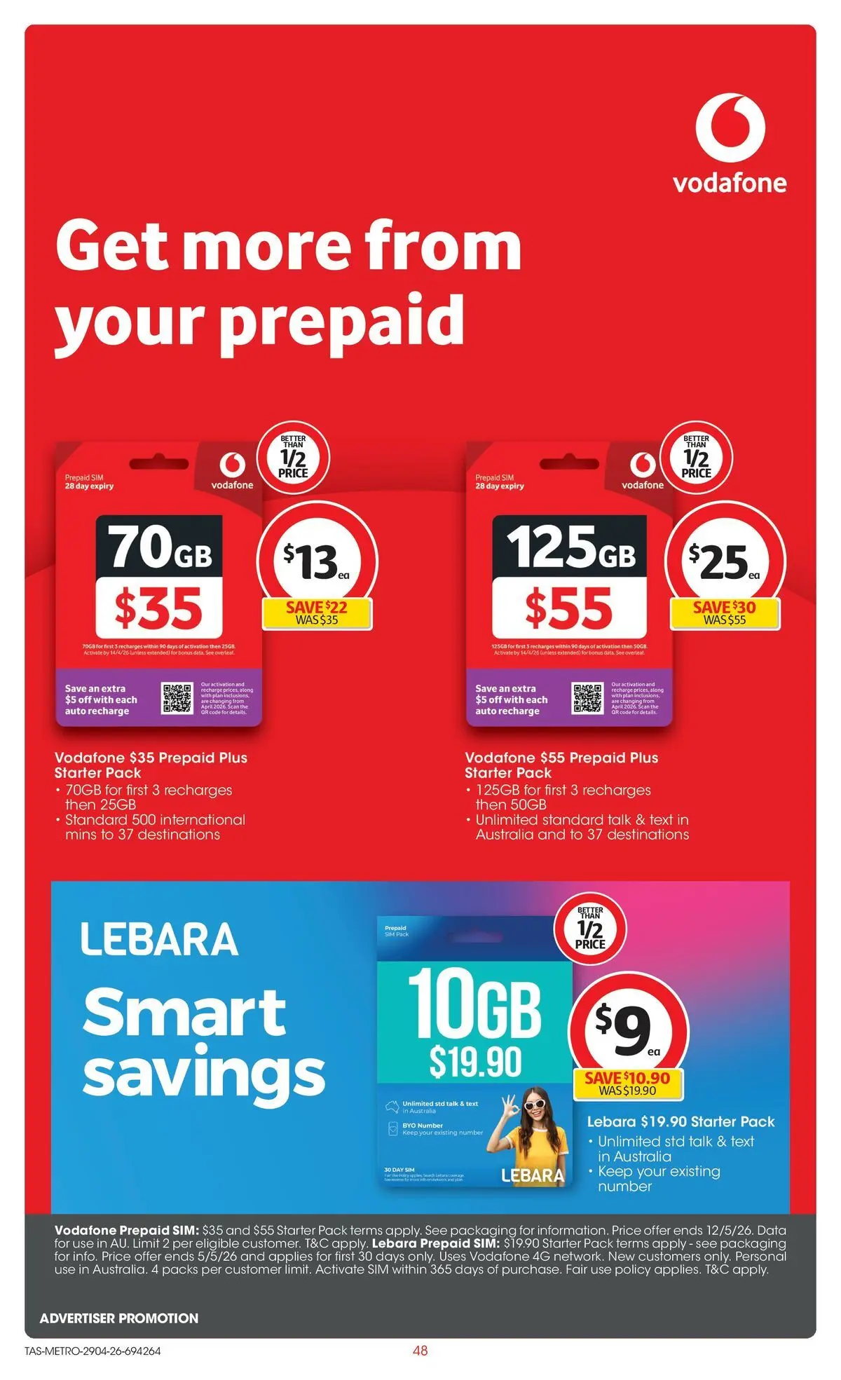 ﻿Coles catalogue valid from 28/04/2026 > Online Australia | Page: 48