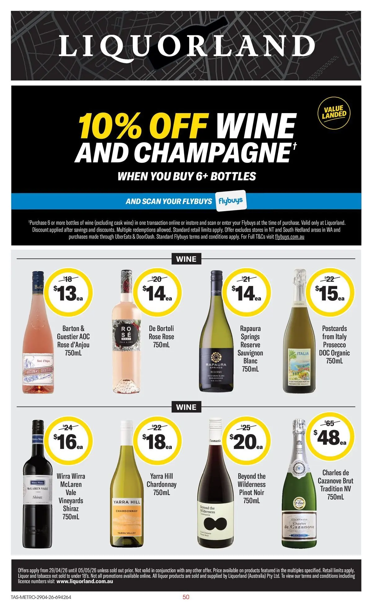 ﻿Coles catalogue valid from 28/04/2026 > Online Australia | Page: 50 | Products: Wine