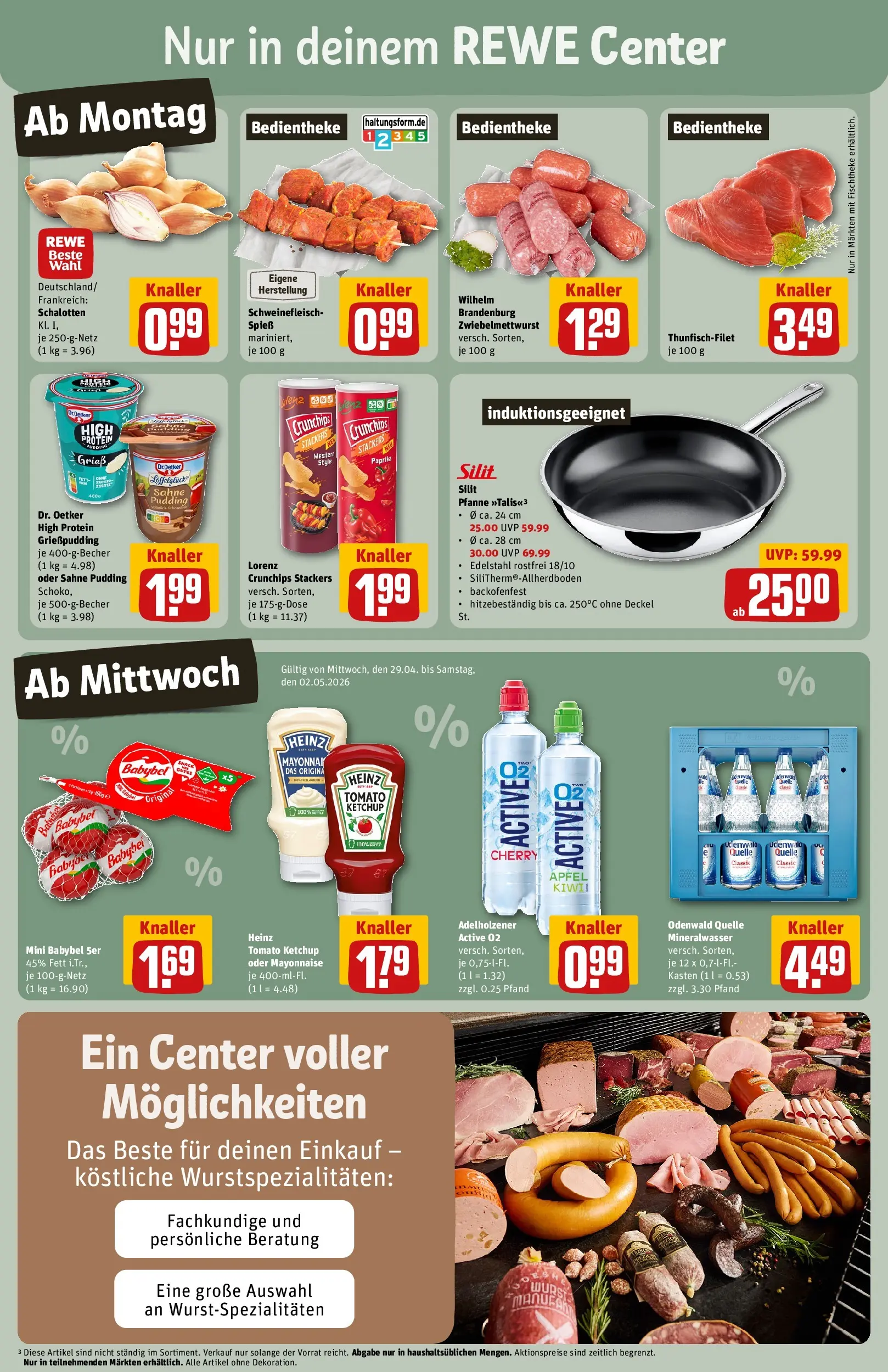 REWE Prospekt ab 27.04.2026 zum Blättern » Angebote | Seite: 3 | Produkte: Äpfel, Paprika, Mayonnaise, Ketchup