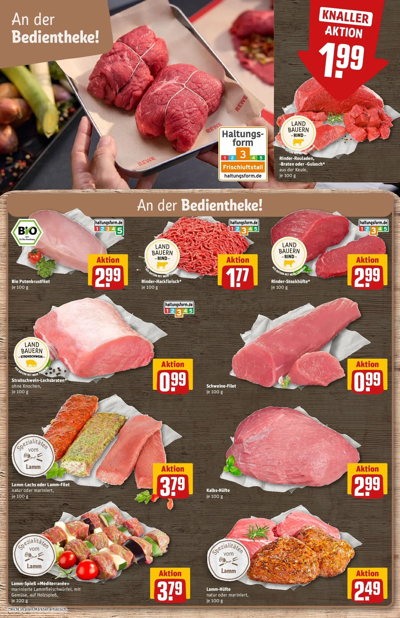 REWE Prospekt ab 27.04.2026 zum Blättern » Angebote | Seite: 9 | Produkte: Schweinefilet, Steak