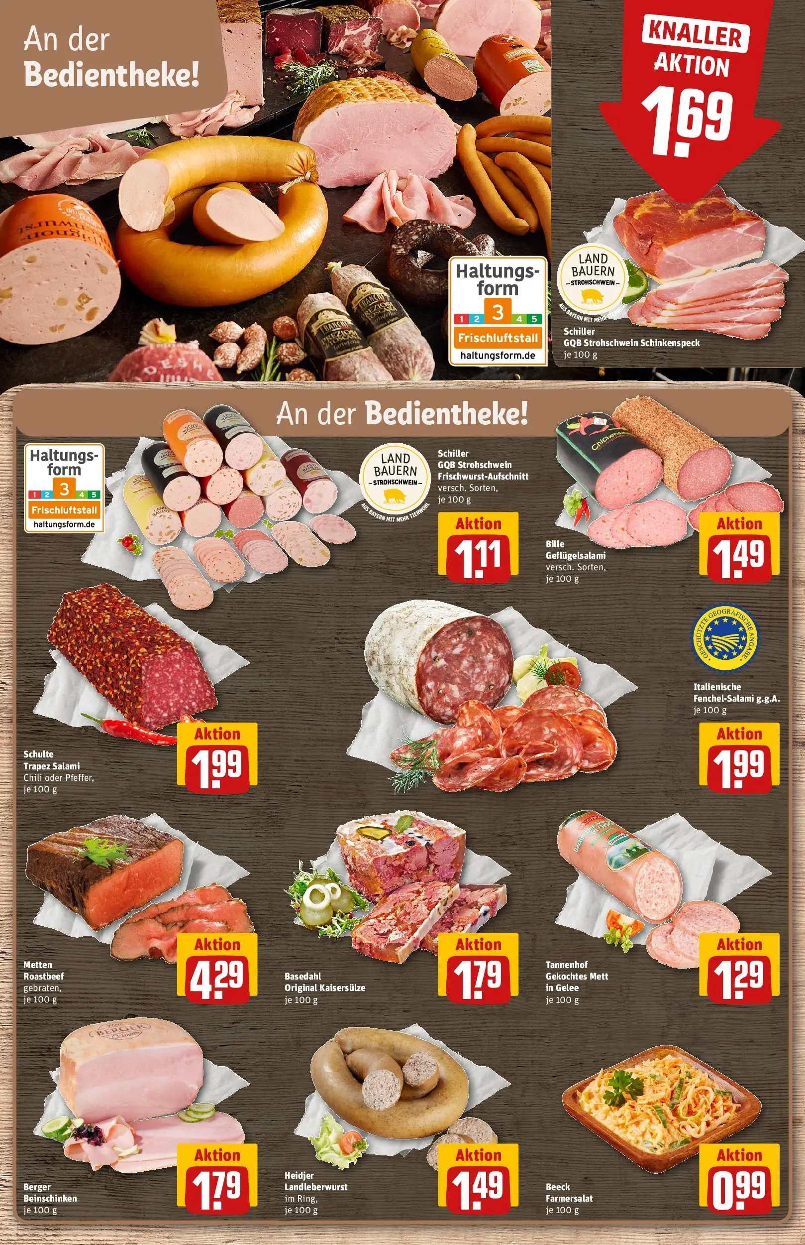 REWE Prospekt ab 27.04.2026 zum Blättern » Angebote | Seite: 10 | Produkte: Roastbeef, Chili, Salami