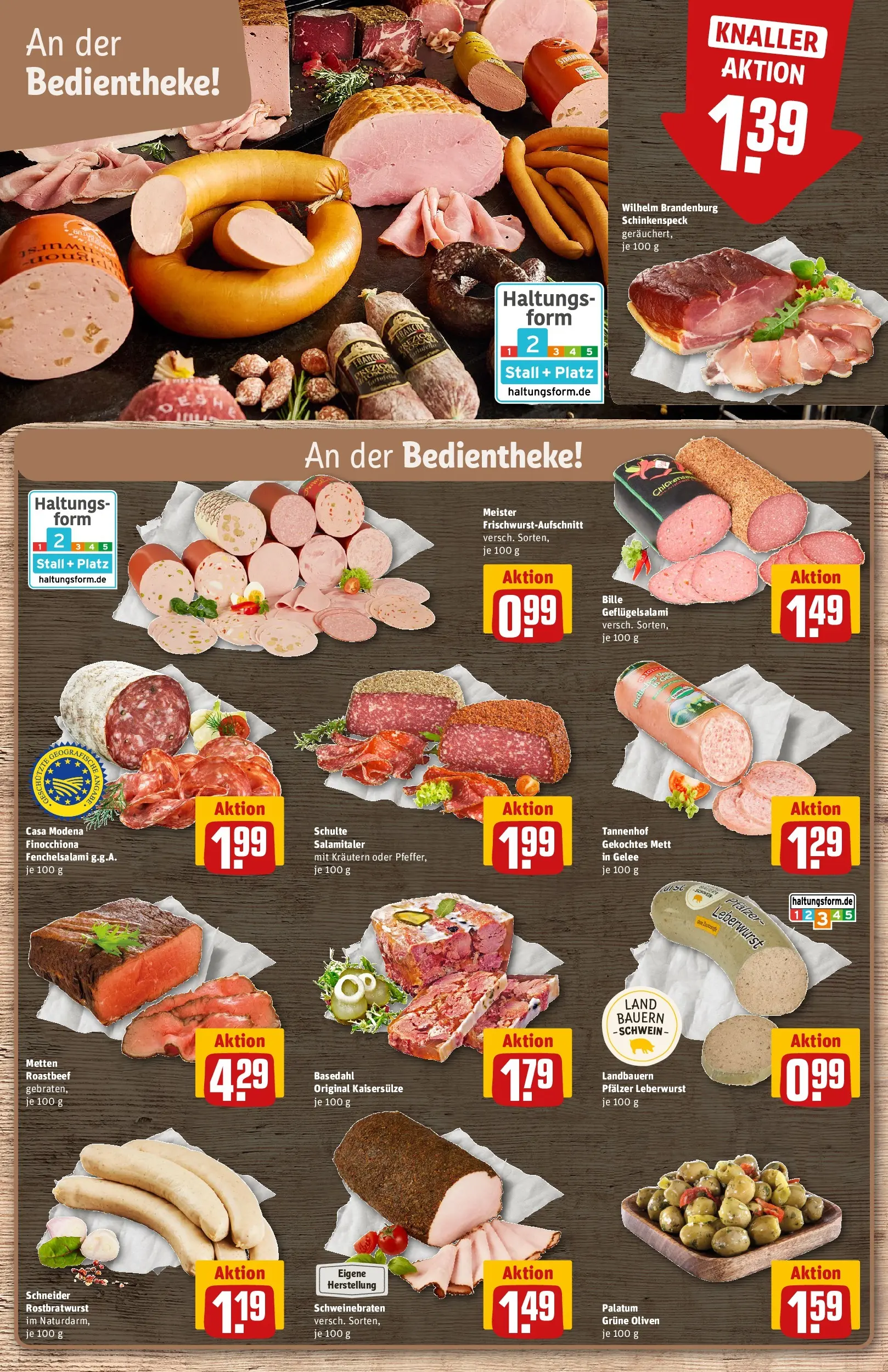 REWE Prospekt ab 27.04.2026 zum Blättern » Angebote | Seite: 12 | Produkte: Roastbeef, Salami