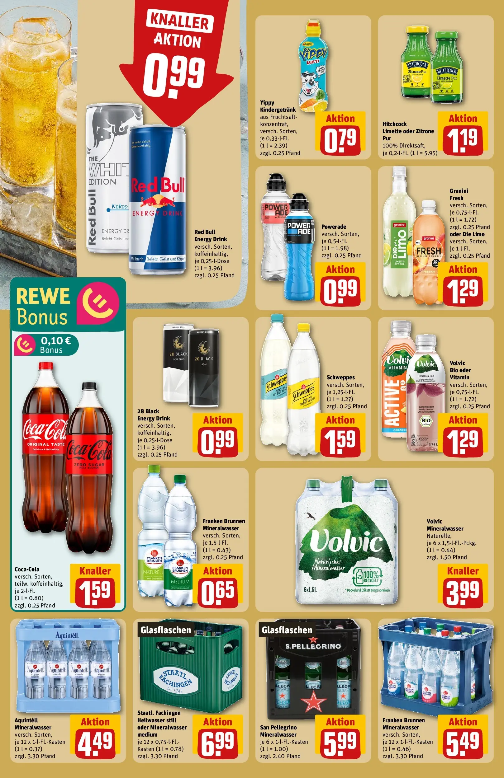 REWE Prospekt ab 27.04.2026 zum Blättern » Angebote | Seite: 16 | Produkte: Red bull, Energy, Mineralwasser, Limette