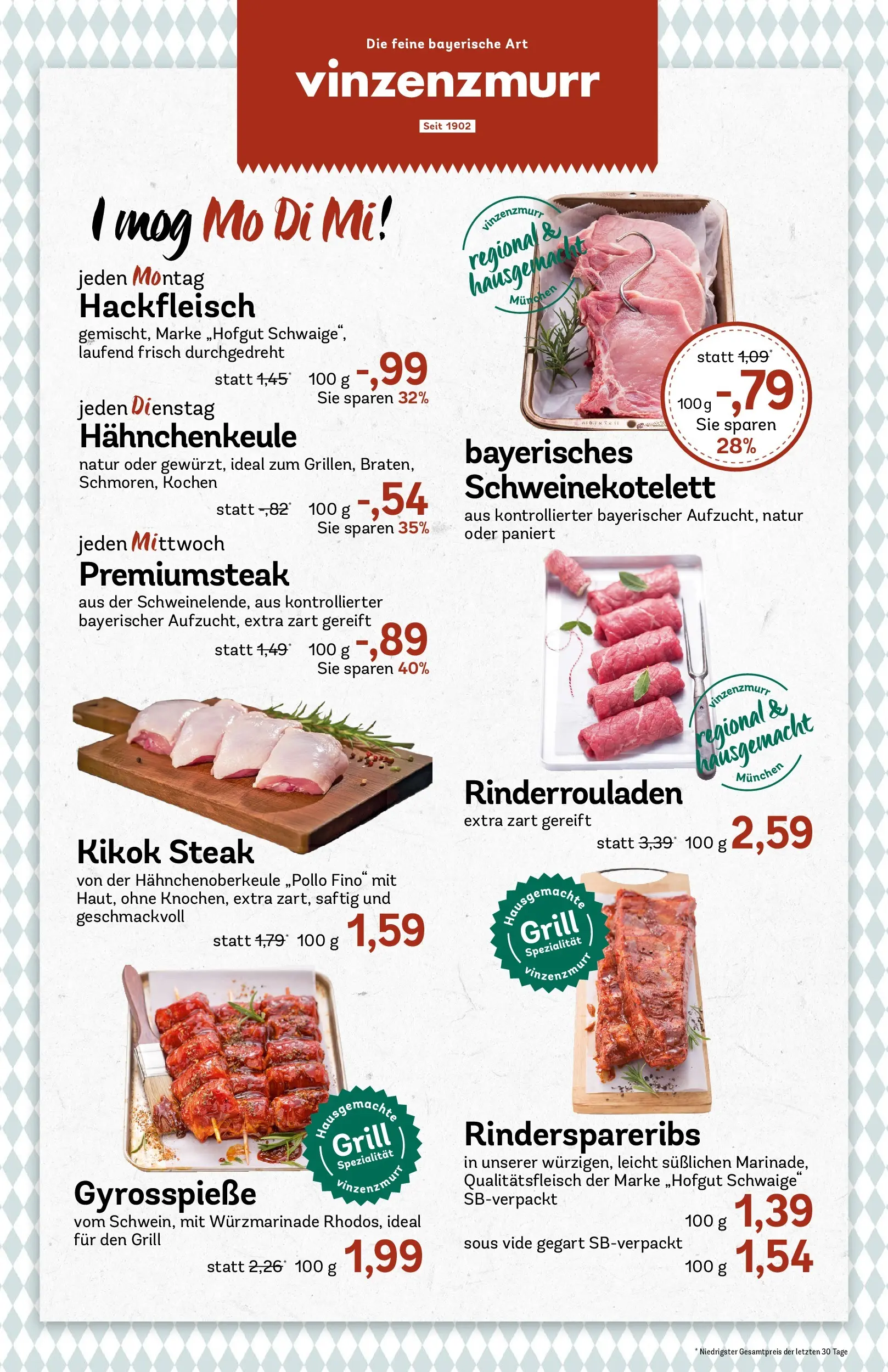 REWE Prospekt ab 27.04.2026 zum Blättern » Angebote | Seite: 8 | Produkte: Grill, Gyros, Steak, Hackfleisch