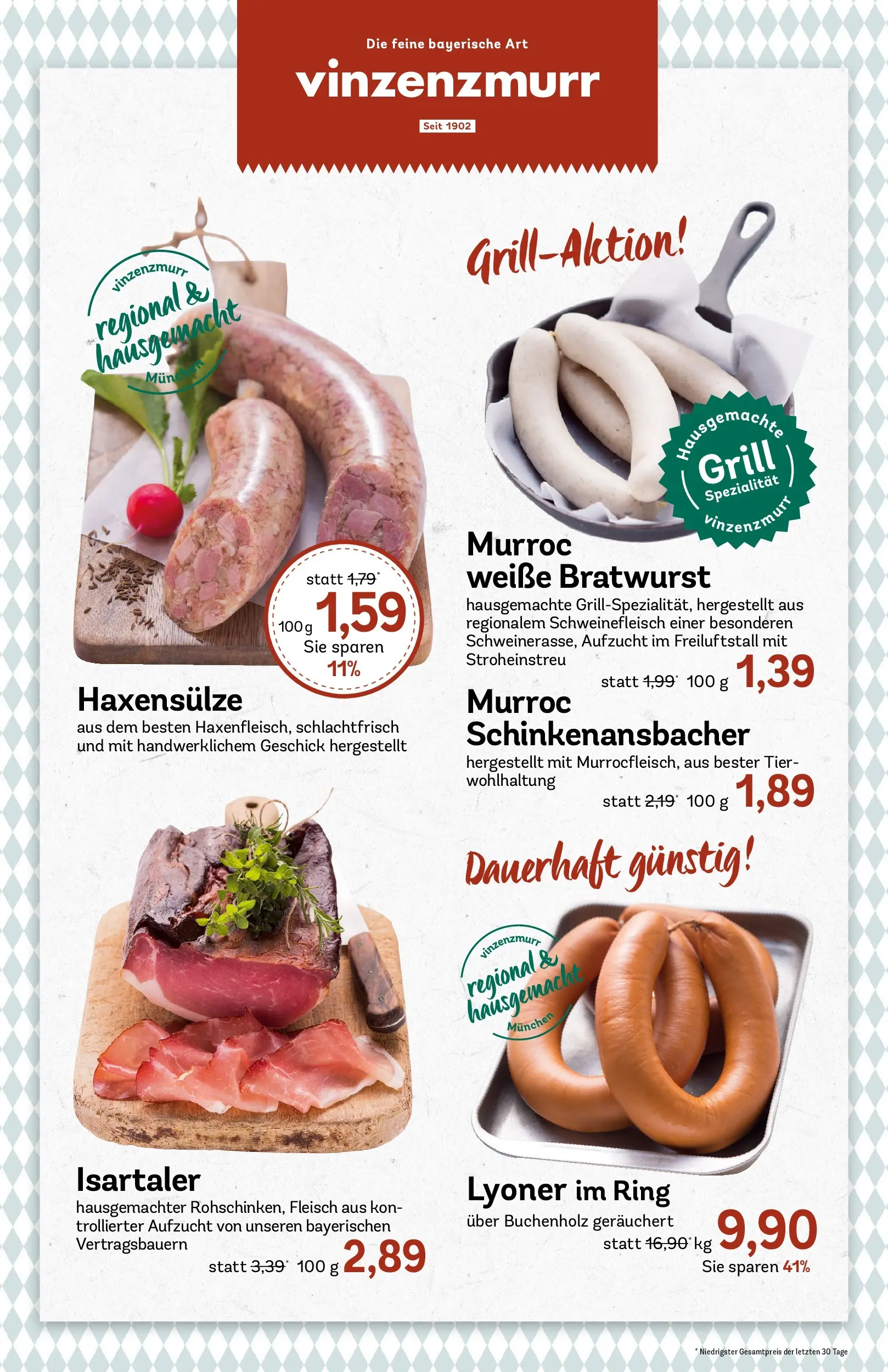 REWE Prospekt ab 27.04.2026 zum Blättern » Angebote | Seite: 9 | Produkte: Grill, Bratwurst, Schweinefleisch, Fleisch