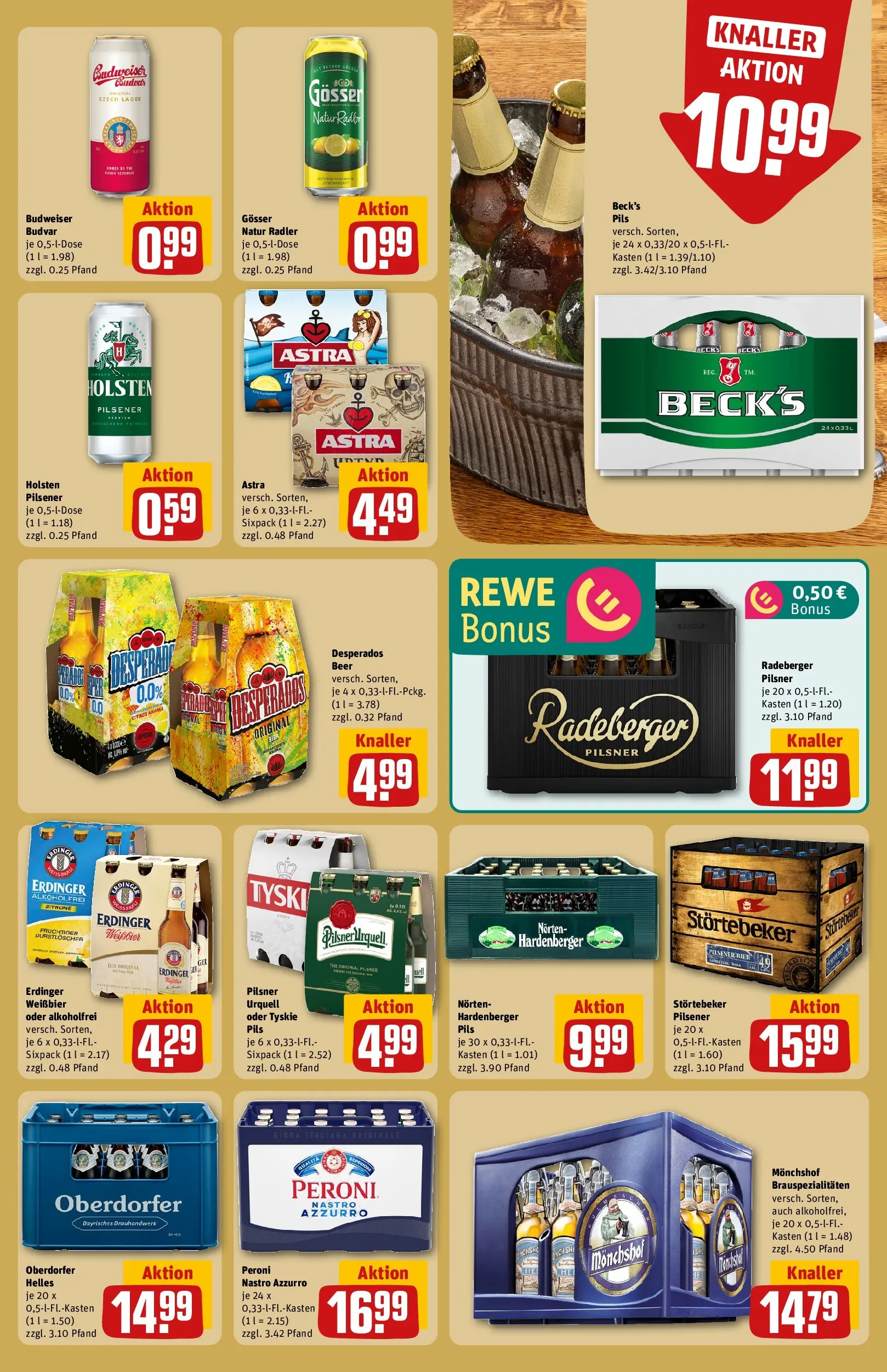 REWE Prospekt ab 27.04.2026 zum Blättern » Angebote | Seite: 17 | Produkte: Erdinger, Astra, Radler, Zitrone