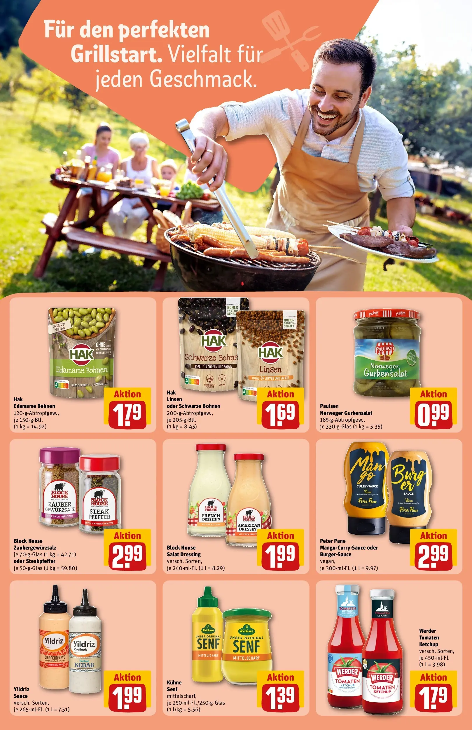 REWE Prospekt ab 27.04.2026 zum Blättern » Angebote | Seite: 18 | Produkte: Gewürzsalz, Pane, Steak, Salat