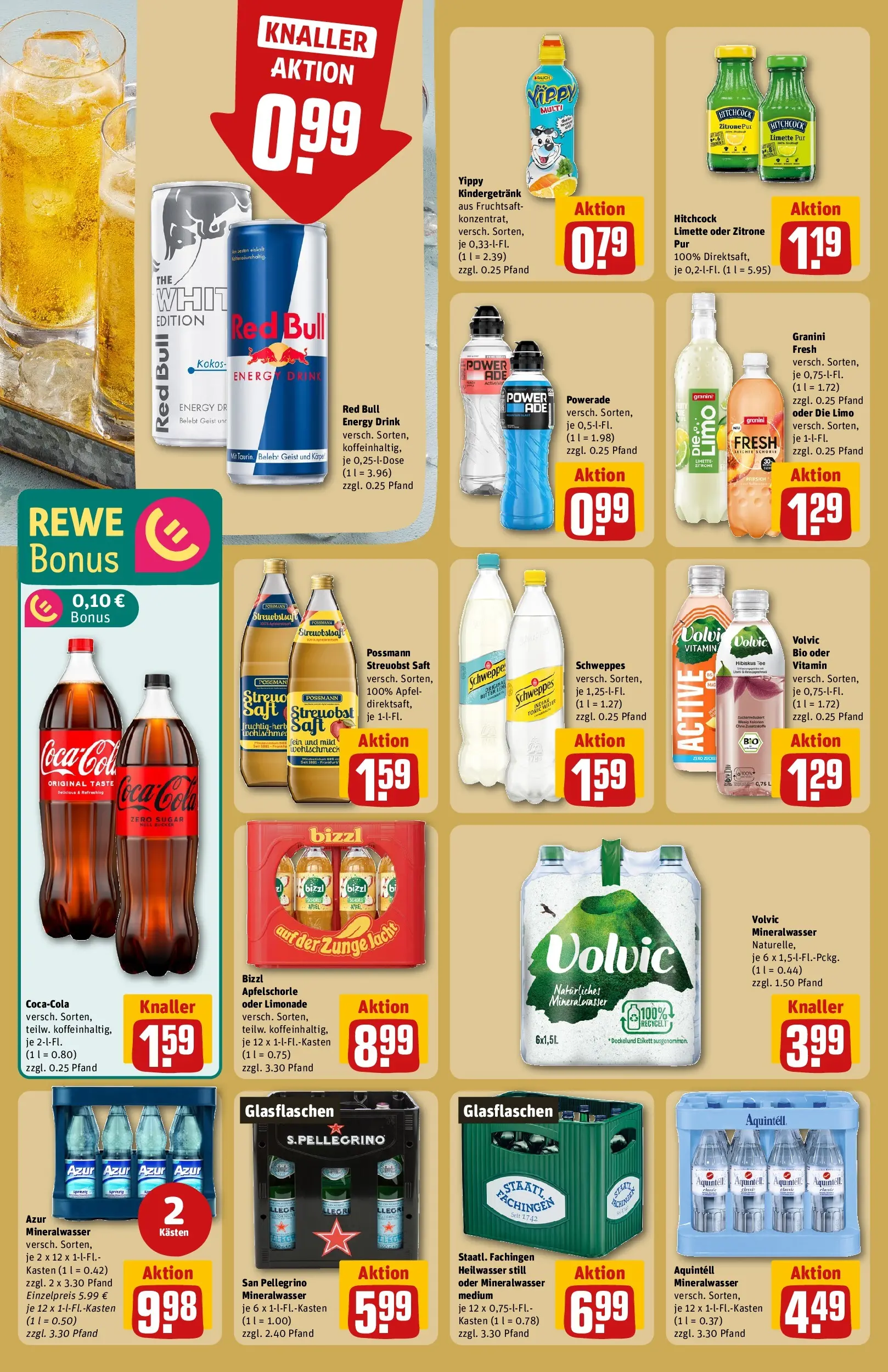 REWE Prospekt ab 27.04.2026 zum Blättern » Angebote | Seite: 20 | Produkte: Cola, Äpfel, Mineralwasser, Granini