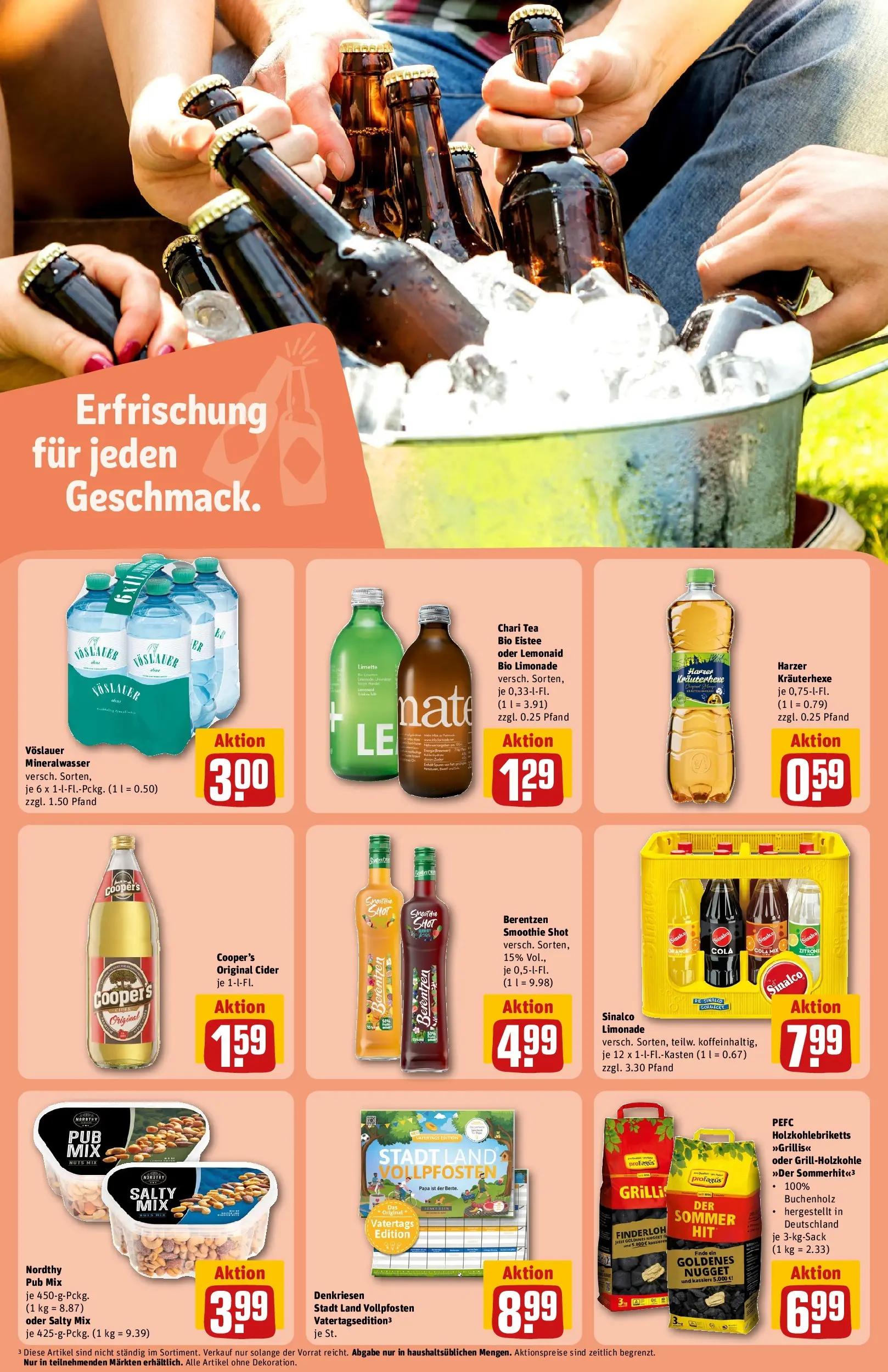REWE Prospekt ab 27.04.2026 zum Blättern » Angebote | Seite: 19 | Produkte: Sinalco, Limonade, Limette, Berentzen