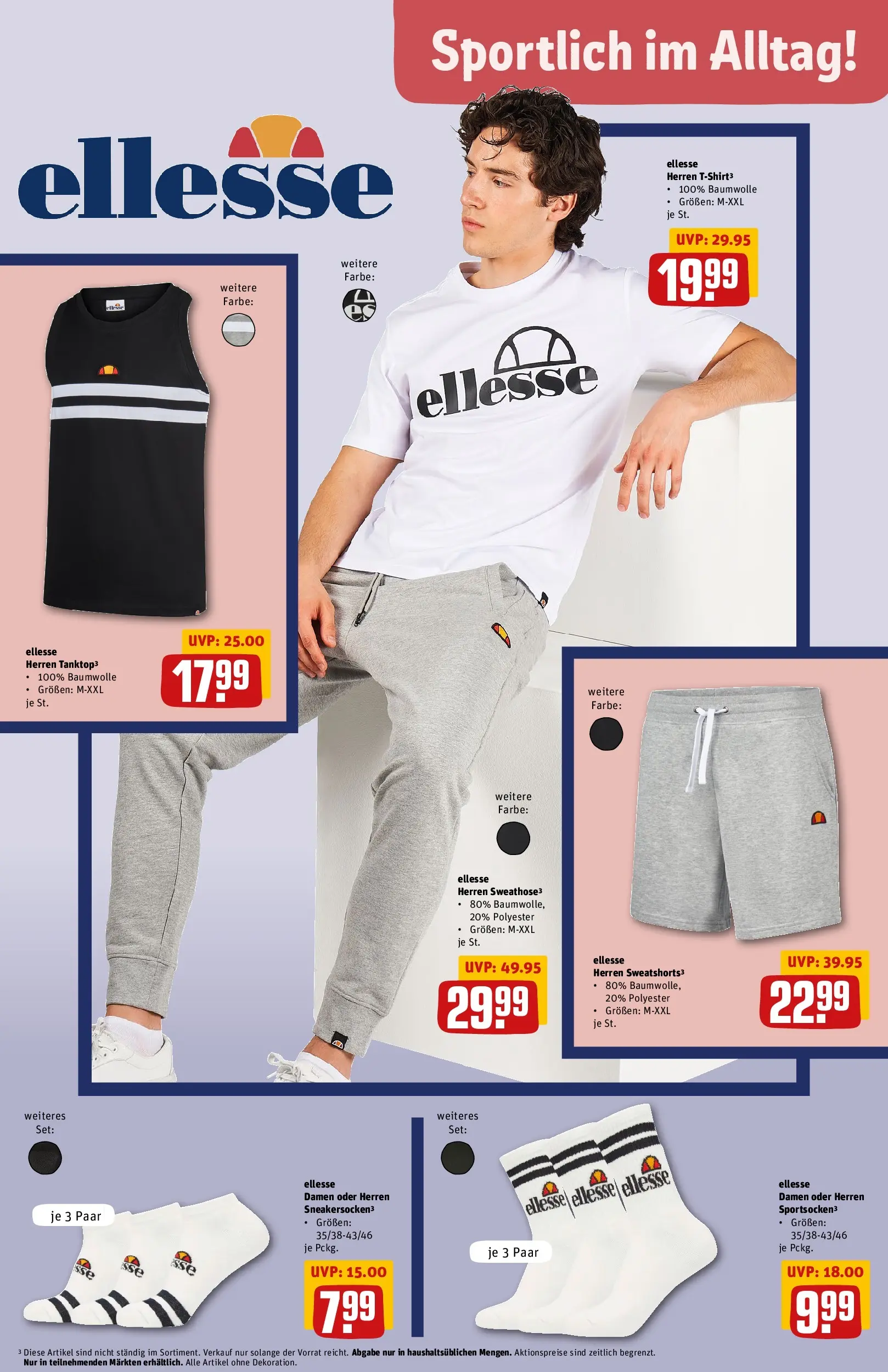 REWE Prospekt ab 27.04.2026 zum Blättern » Angebote | Seite: 33 | Produkte: Top, T-Shirt, Sweatshorts