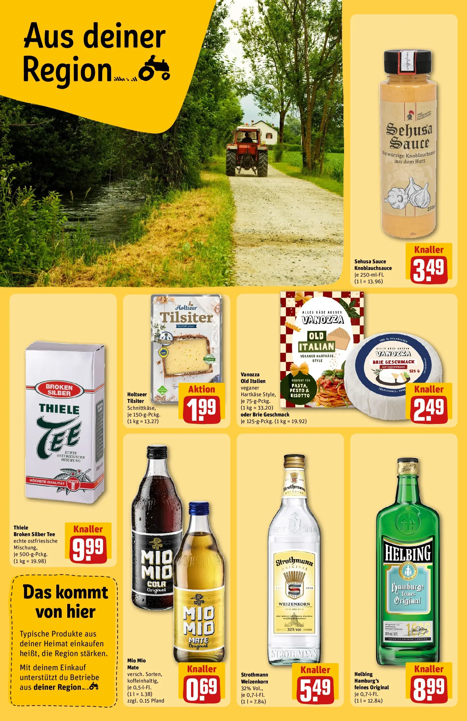 REWE Prospekt ab 27.04.2026 zum Blättern » Angebote | Seite: 24 | Produkte: Cola, Käse, Mio mio mate, Tee